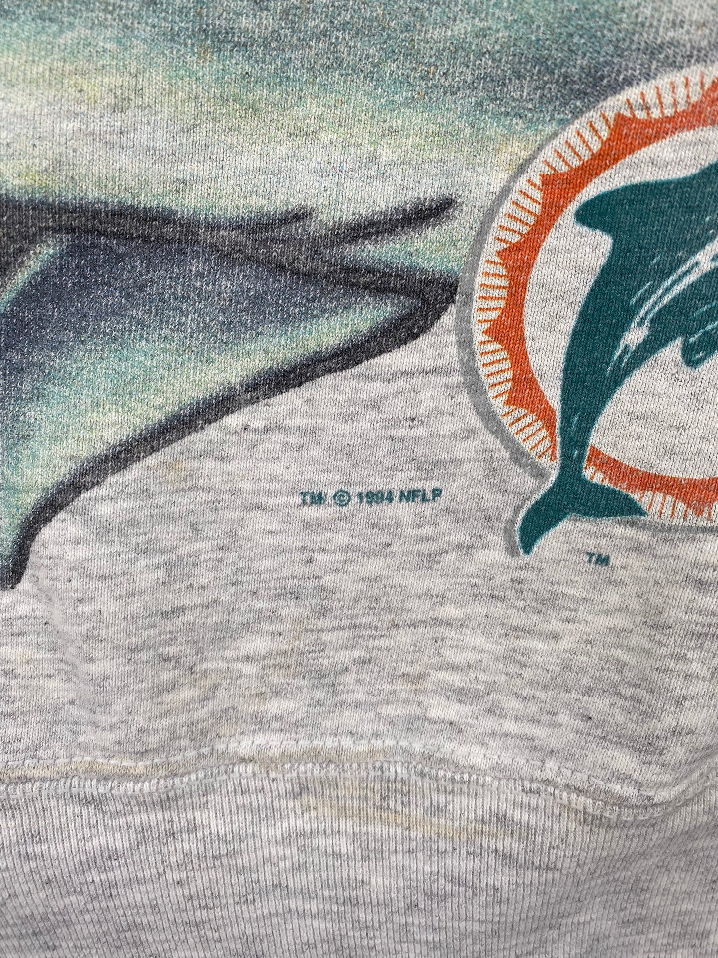 1994 SALEM x MIAMI DOLPHINS Made in USA Size XL Vintage NFL Sweat-shirt / A1149
