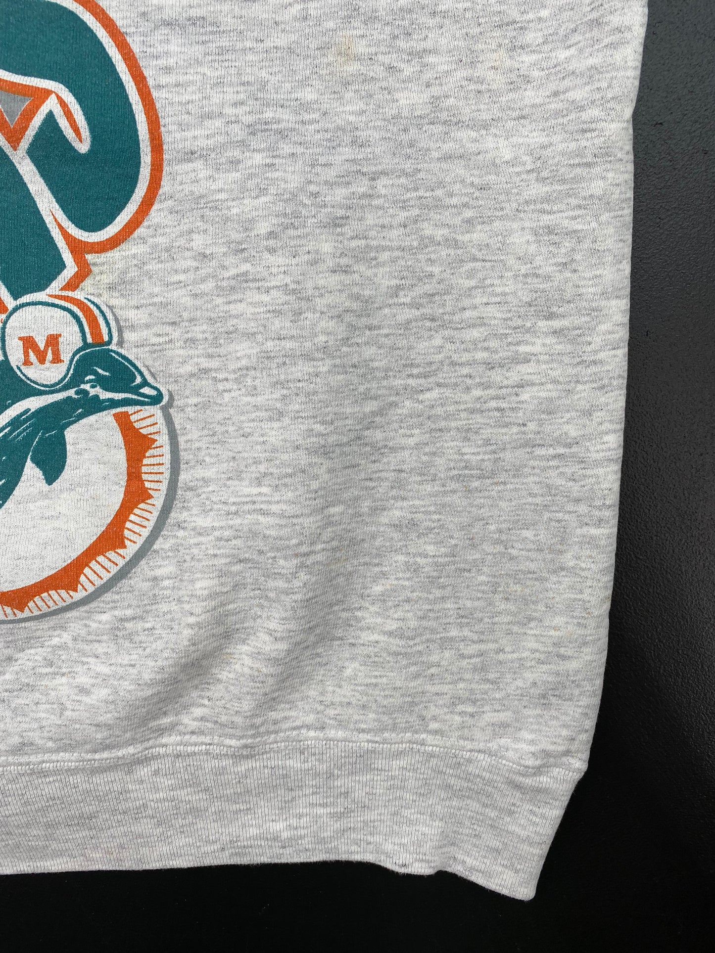 1994 SALEM x MIAMI DOLPHINS Made in USA Size XL Vintage NFL Sweat-shirt / A1149