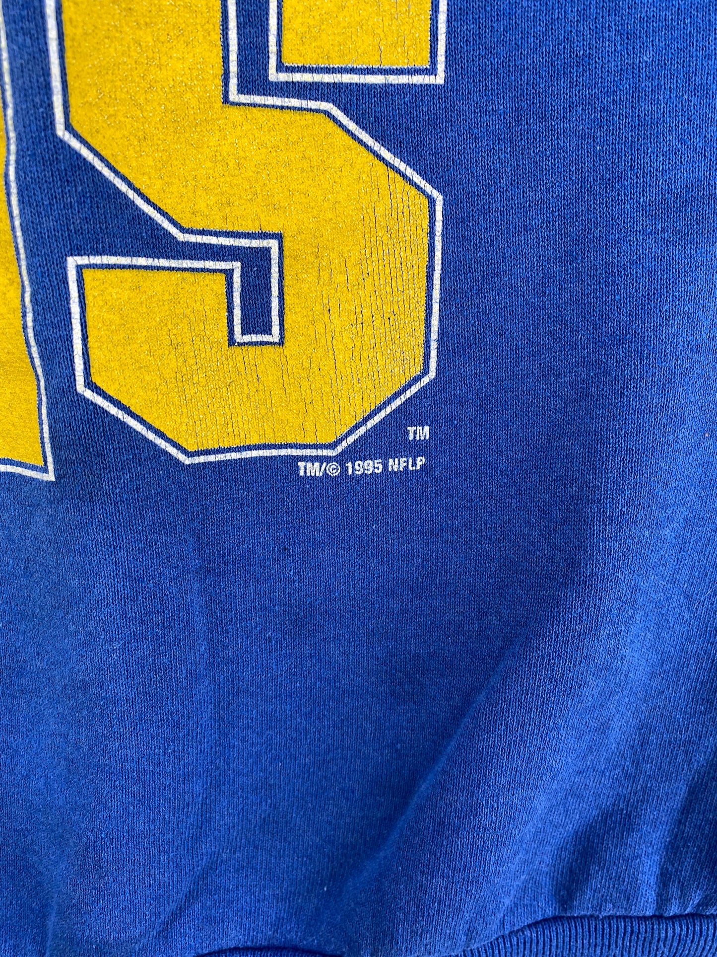 1995 ST.LOUIS RAMS Made in USA Size XXXL Vintage NFL Sweat-shirt / A1151