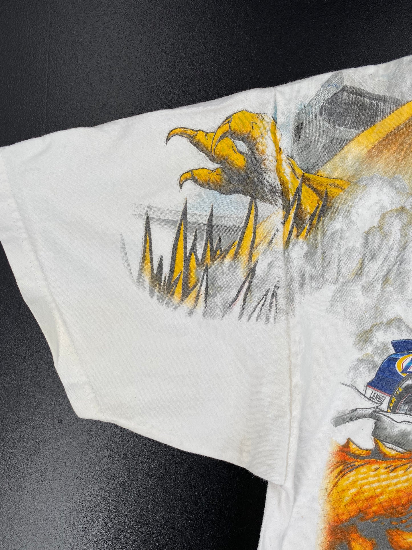 00’ NASCAR RUSTY WALLACE Size XL Vintage Racing T-Shirt / A1146