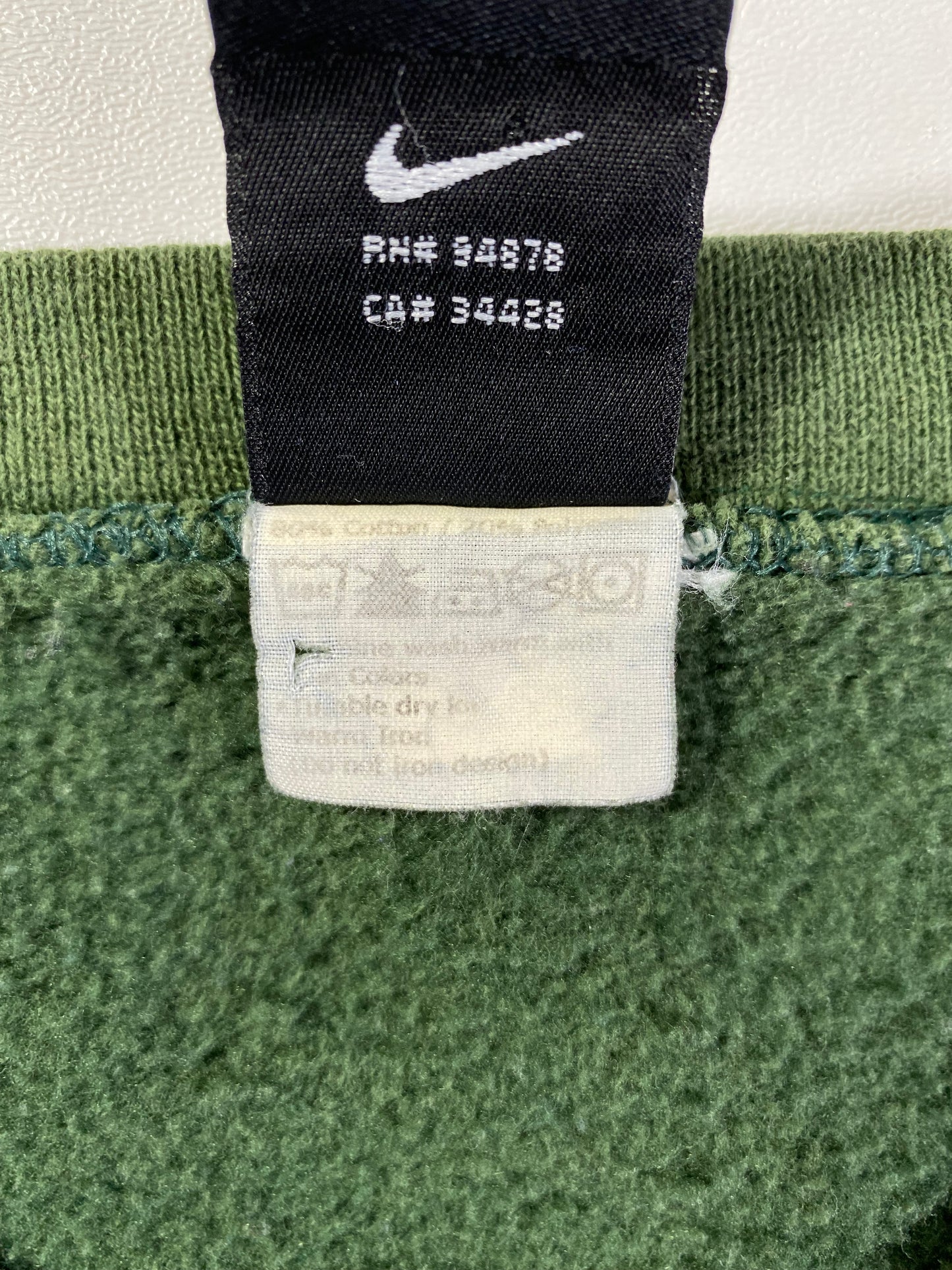 00' NIKE NEW YORK JETS Size XL Vintage NFL Sweat-shirt / A1210