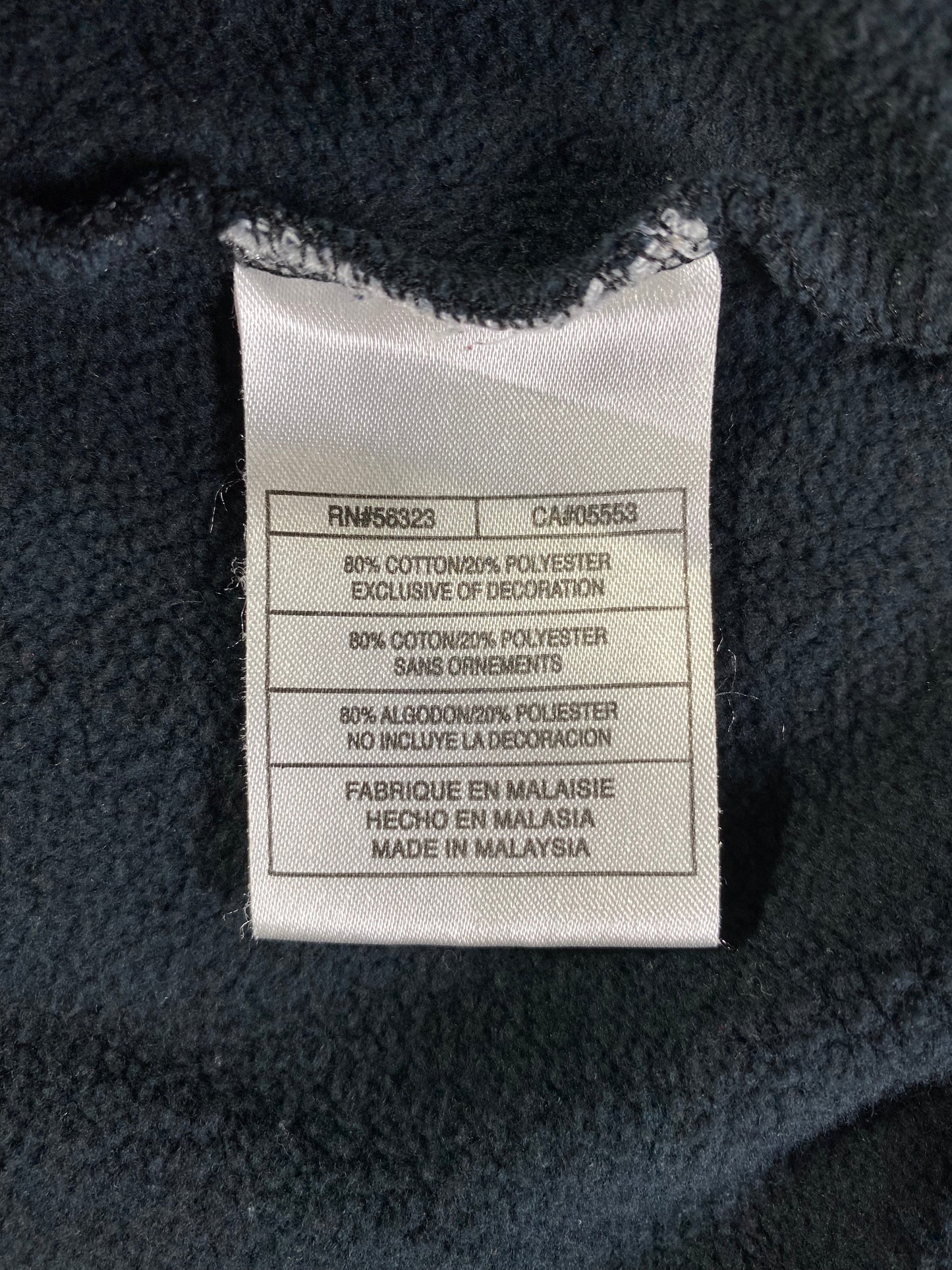 00' NIKE Size XXL Vintage Half Zip Sweat-shirt / A1209
