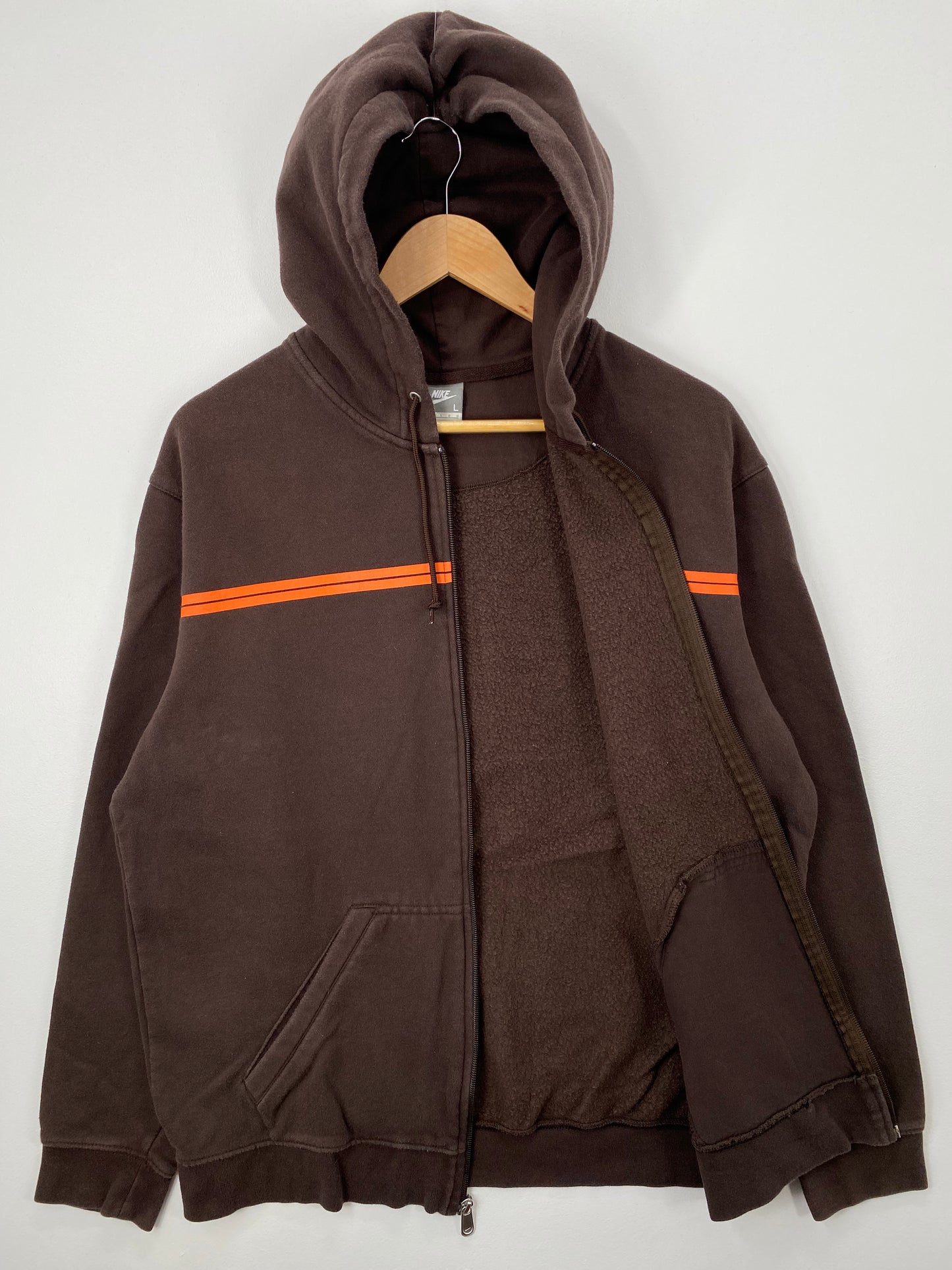 00' NIKE Size L Vintage Zip Up Hoodie Sweat-shirt / A1206