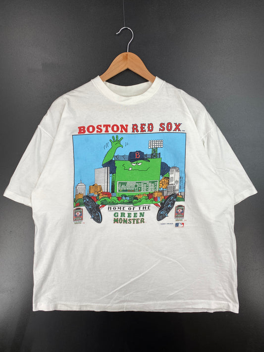 1992 BOSTON RED SOX Made in USA Size XXL Vintage MLB T-shirt / A1300