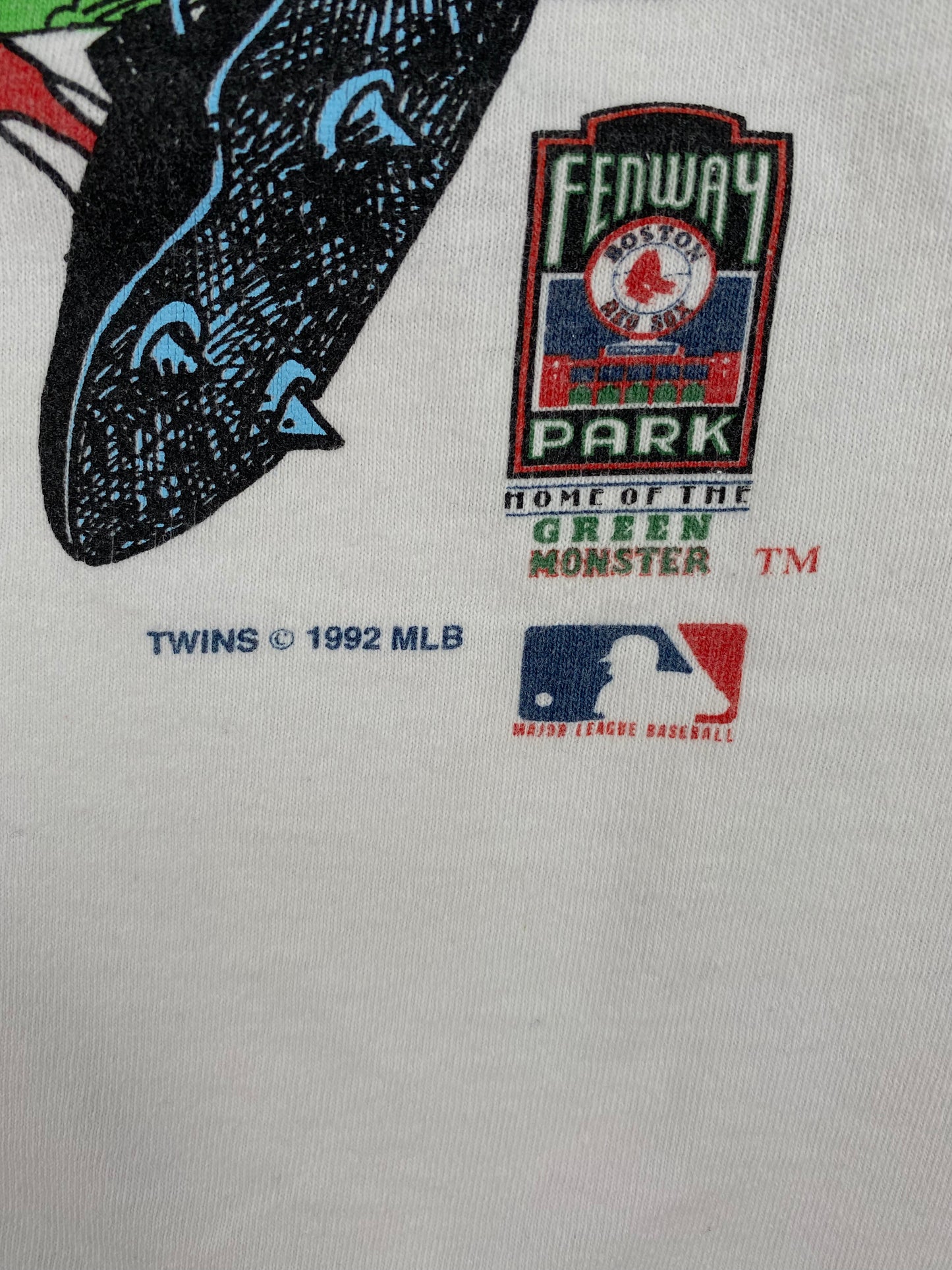 1992 BOSTON RED SOX Made in USA Size XXL Vintage MLB T-shirt / A1300