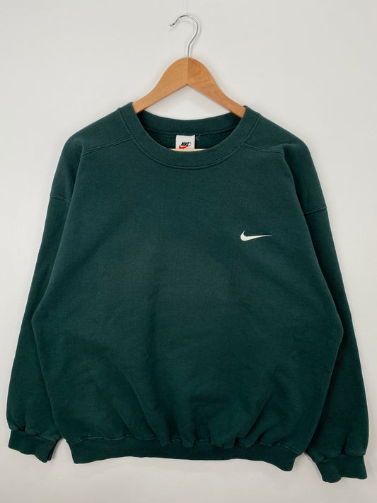 90’s NIKE MINI SWOOSH Size L Vintage Sweat-shirt / A1337