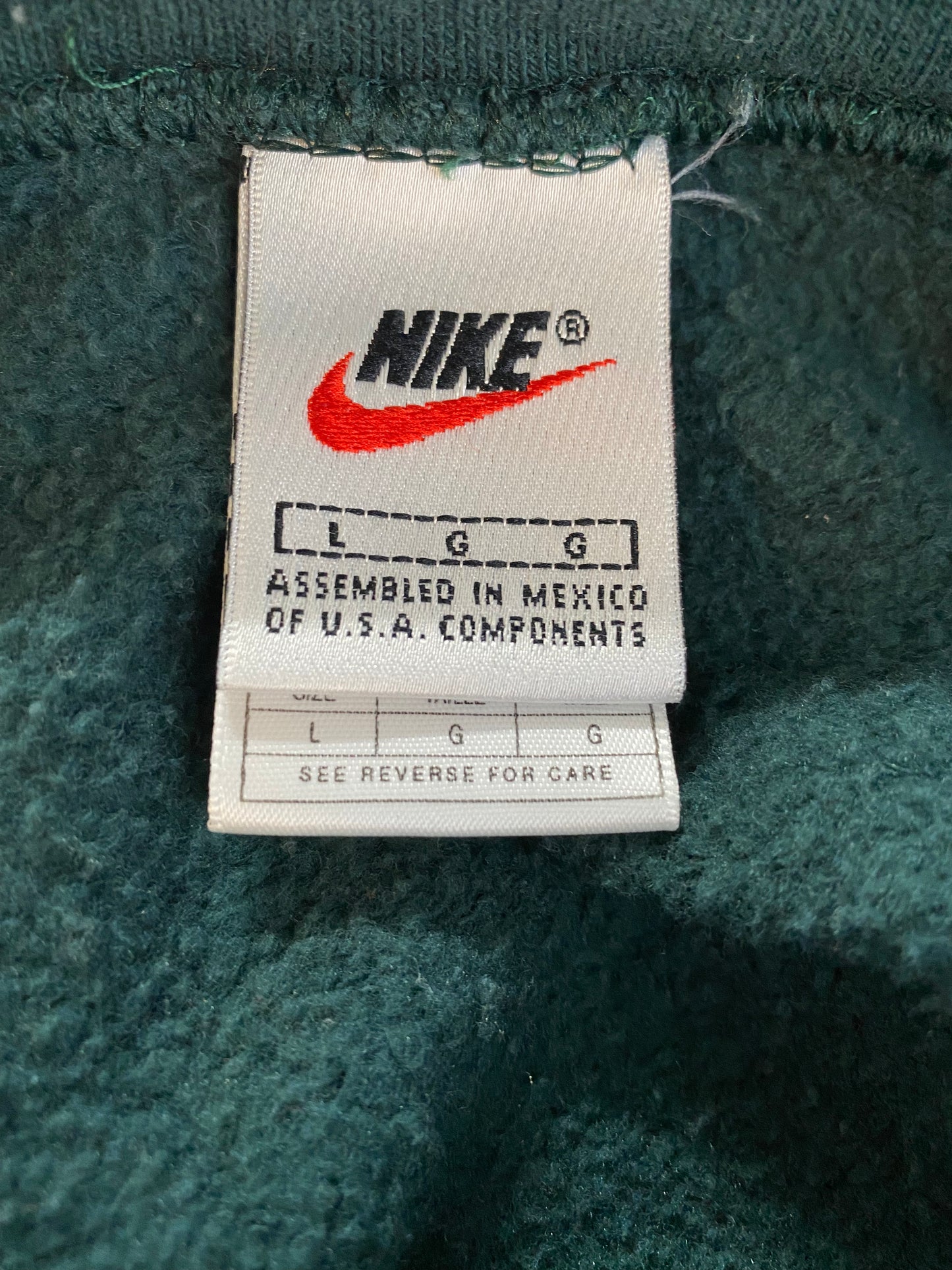 90’s NIKE MINI SWOOSH Size L Vintage Sweat-shirt / A1337