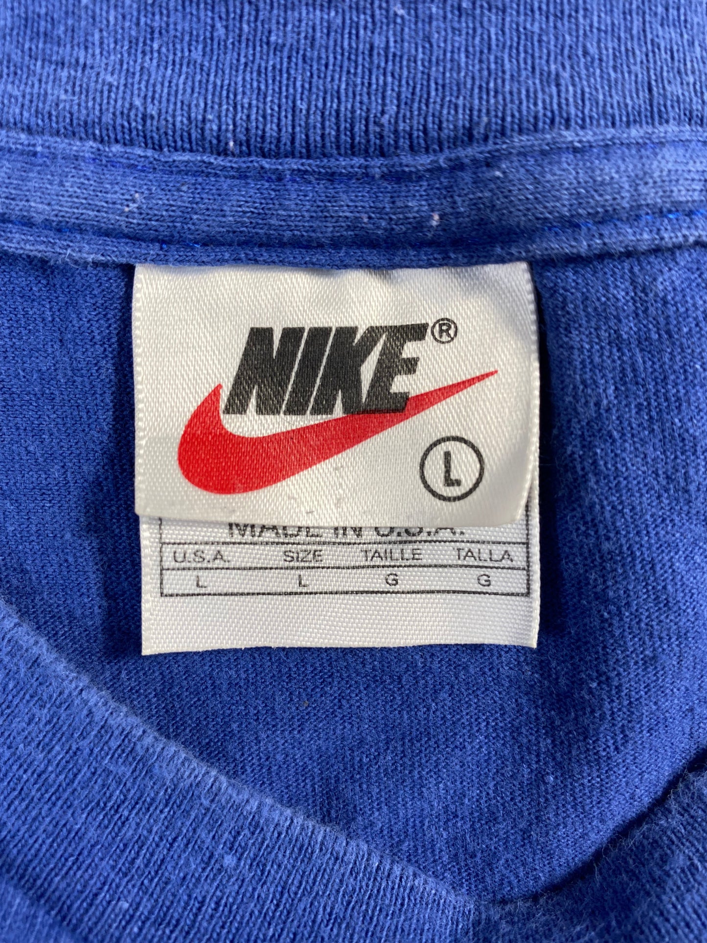 .90’s NIKE MINI SWOOSH Made in USA Size L Vintage T-shirt / E1437T
