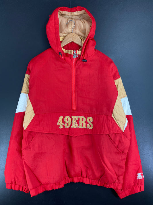 90’s STARTER x 49ERS Size L NFL Nylon Padded Jacket / E1745N