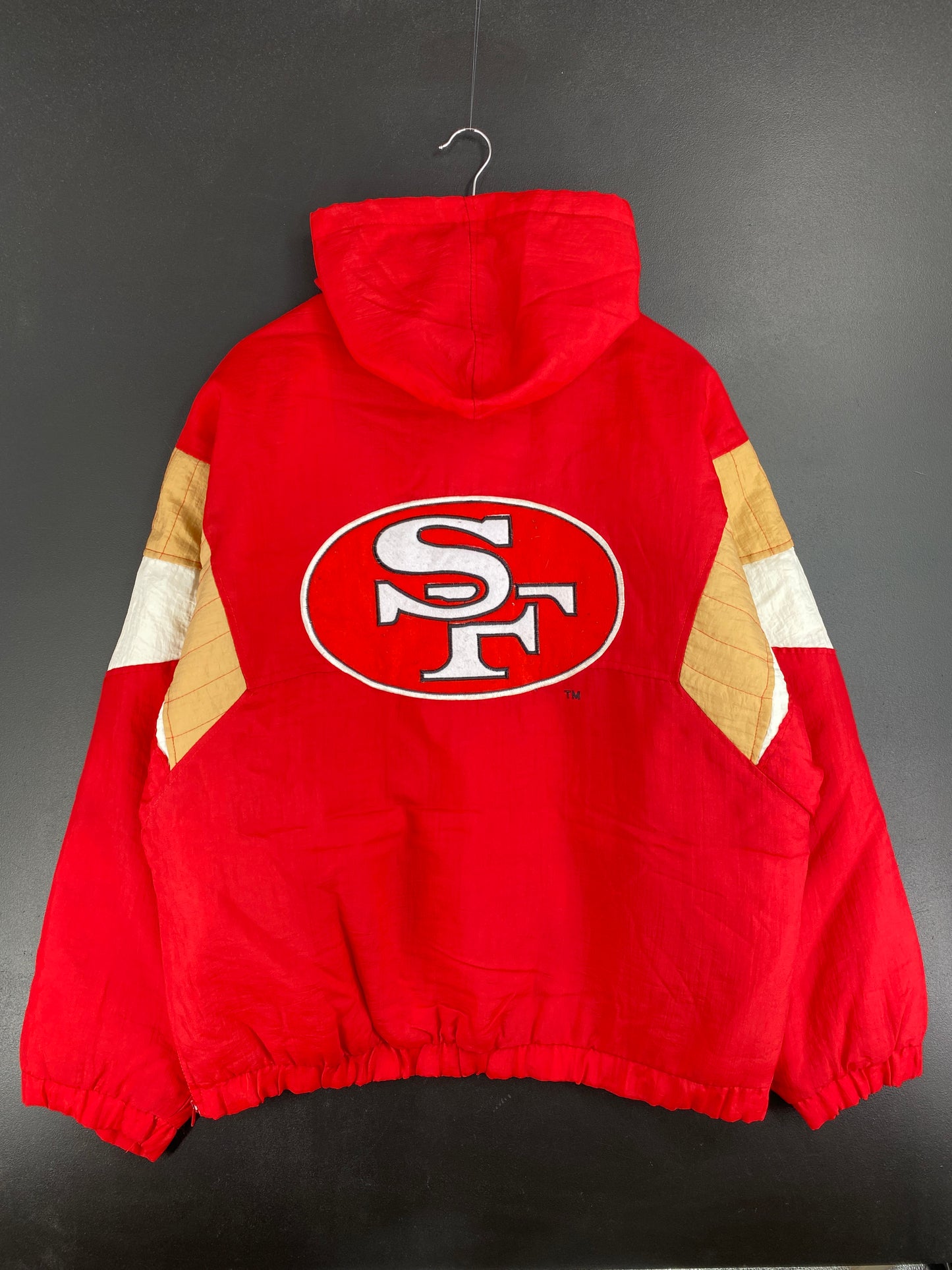 90’s STARTER x 49ERS Size L NFL Nylon Padded Jacket / E1745N
