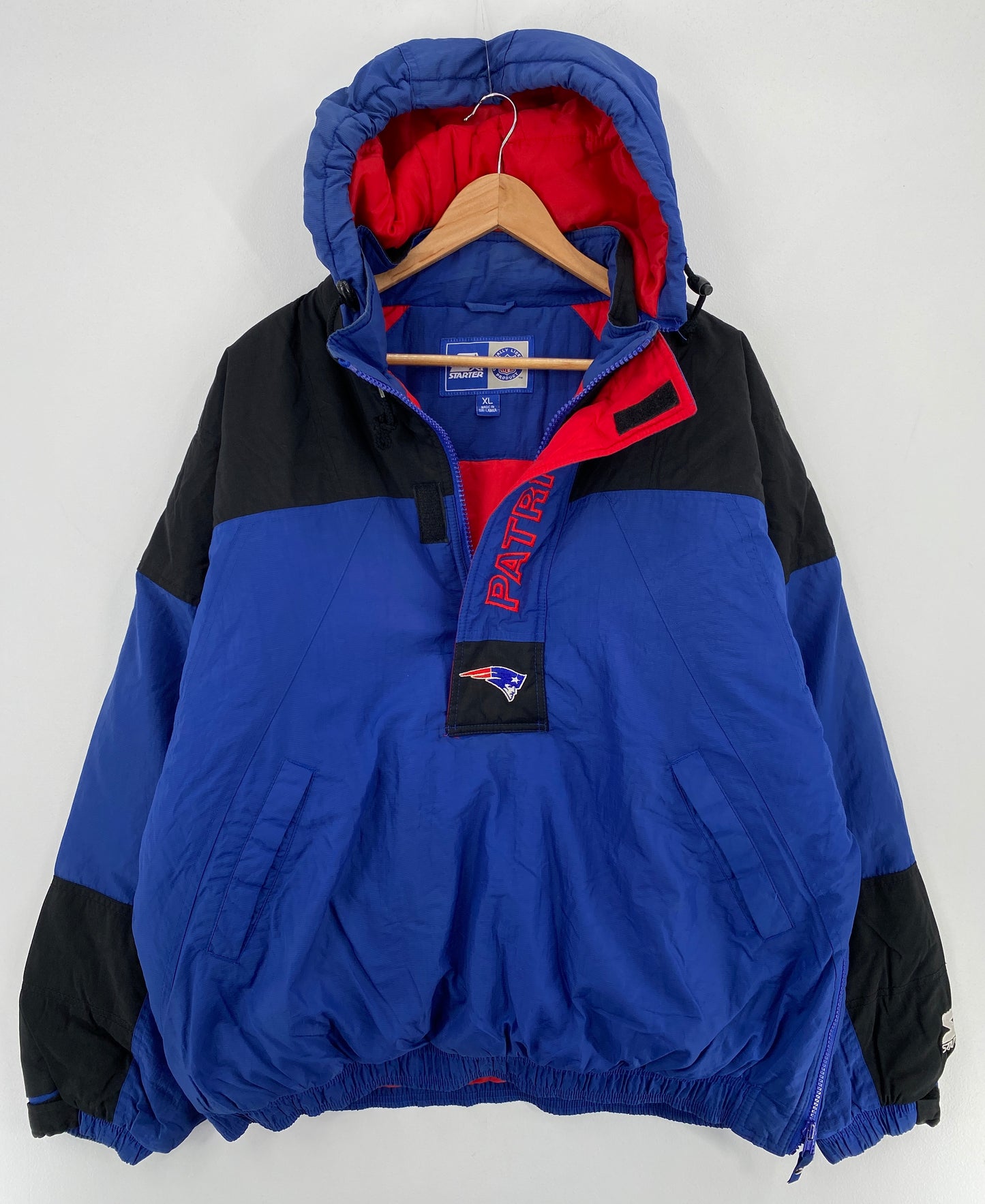 90’s STARTER x PATRIOTS Size XL NFL Nylon Padded Jacket / E1747N