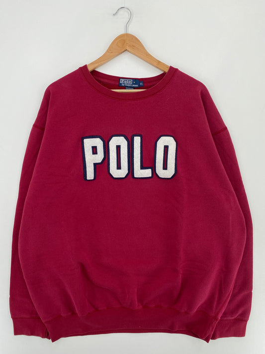 90’s POLO RALPH LAUREN Size XL Vintage Sweat-shirt / E1774S