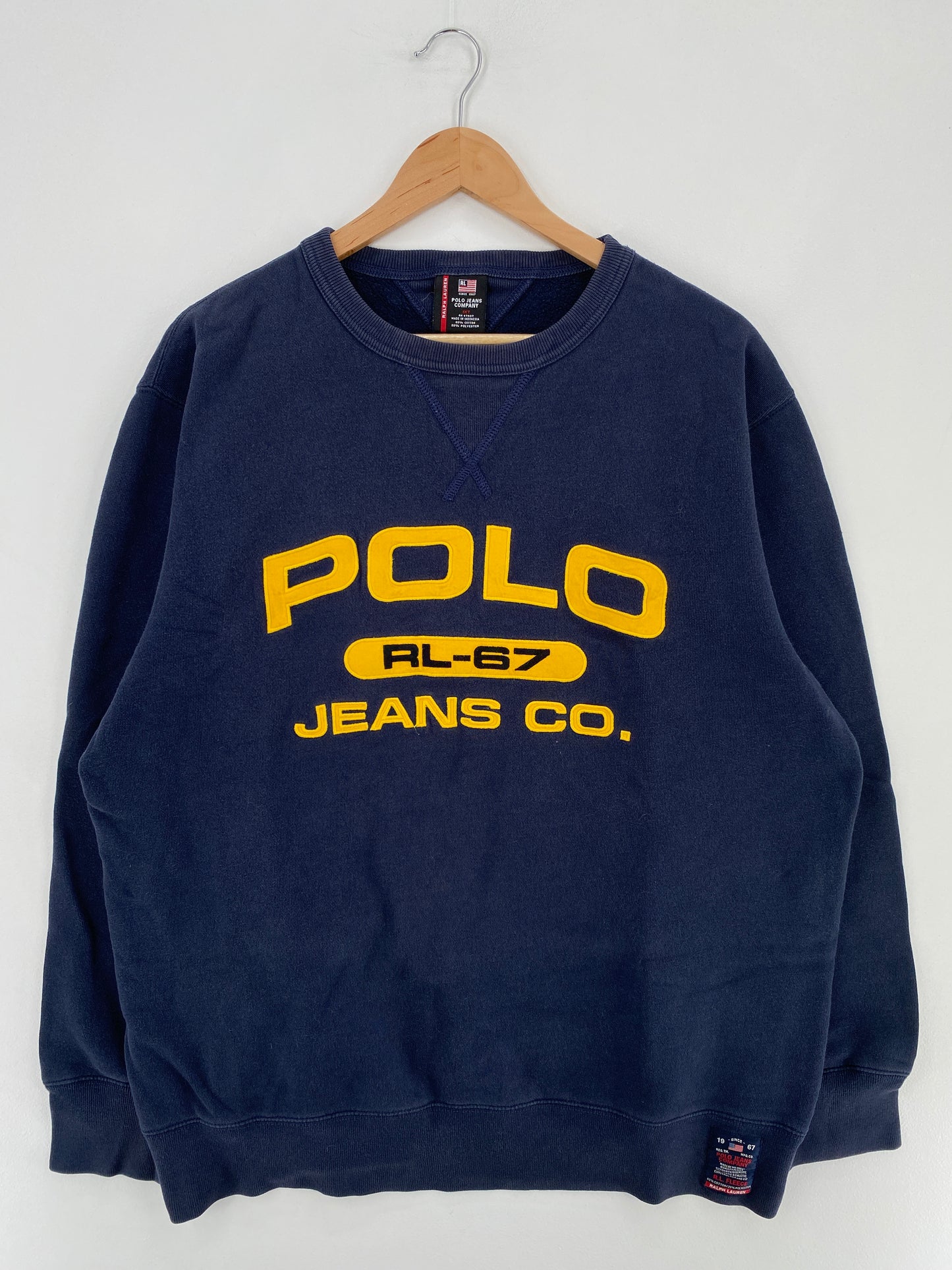 90’s POLO JEANS RALPH LAUREN Size XL Vintage Sweat-shirt / E1771S