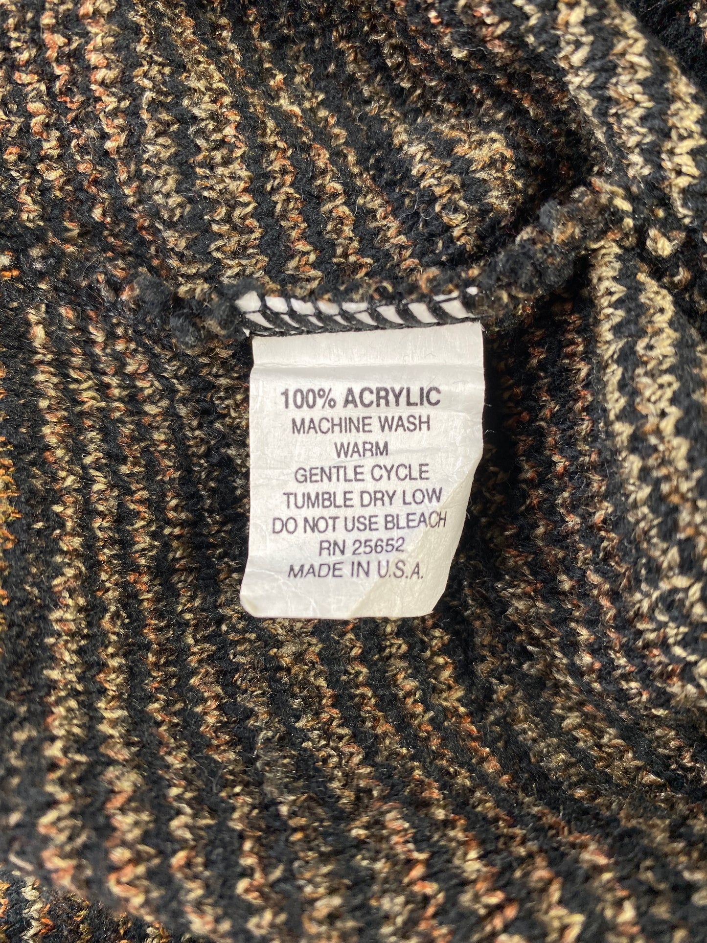 Vintage 3D COOGI-Style Made in USA Size XL Knit Sweater / E1776K
