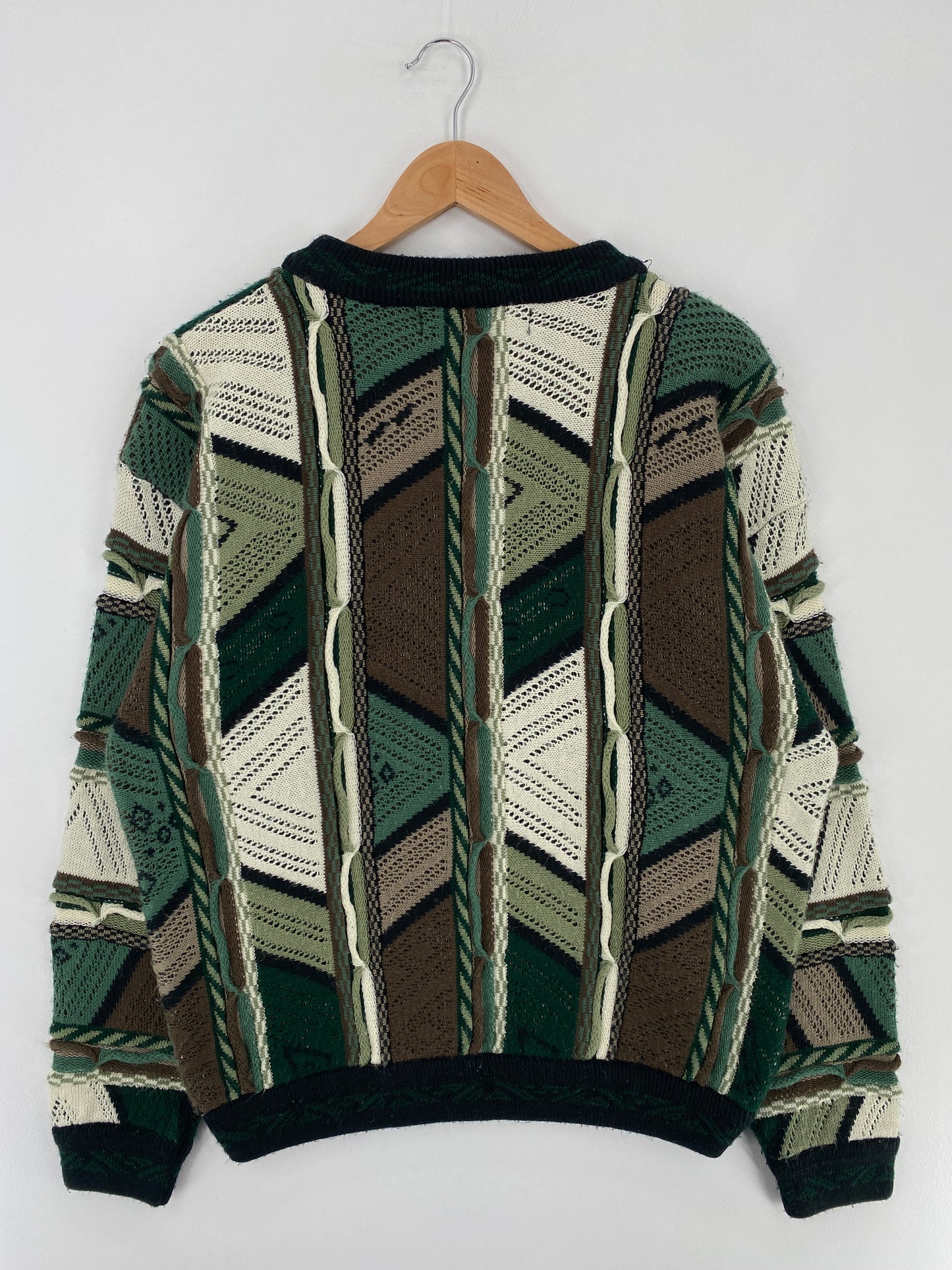 Vintage 3D COOGI-Style Size L Knit Sweater / E1778K