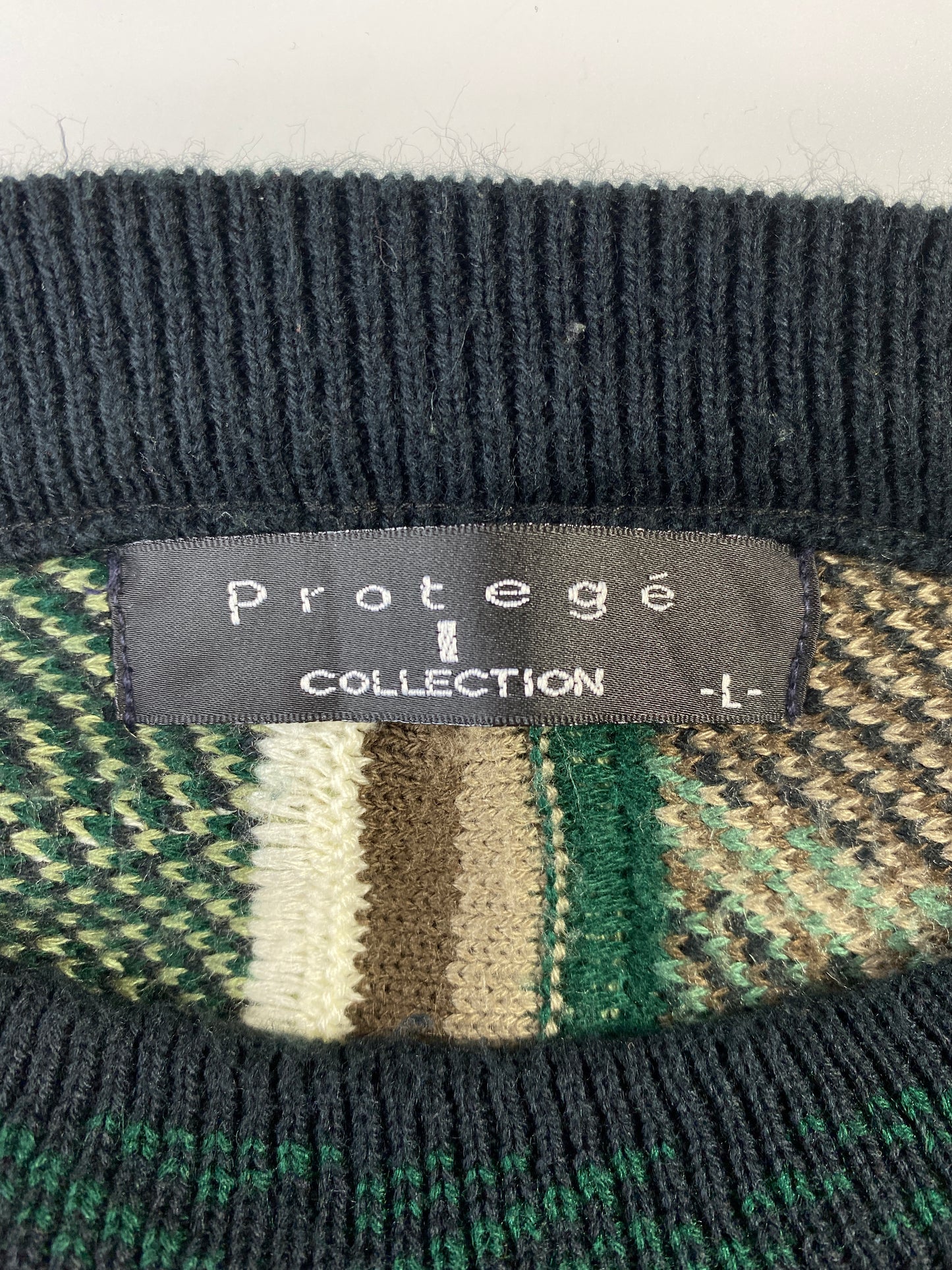 Vintage 3D COOGI-Style Size L Knit Sweater / E1778K