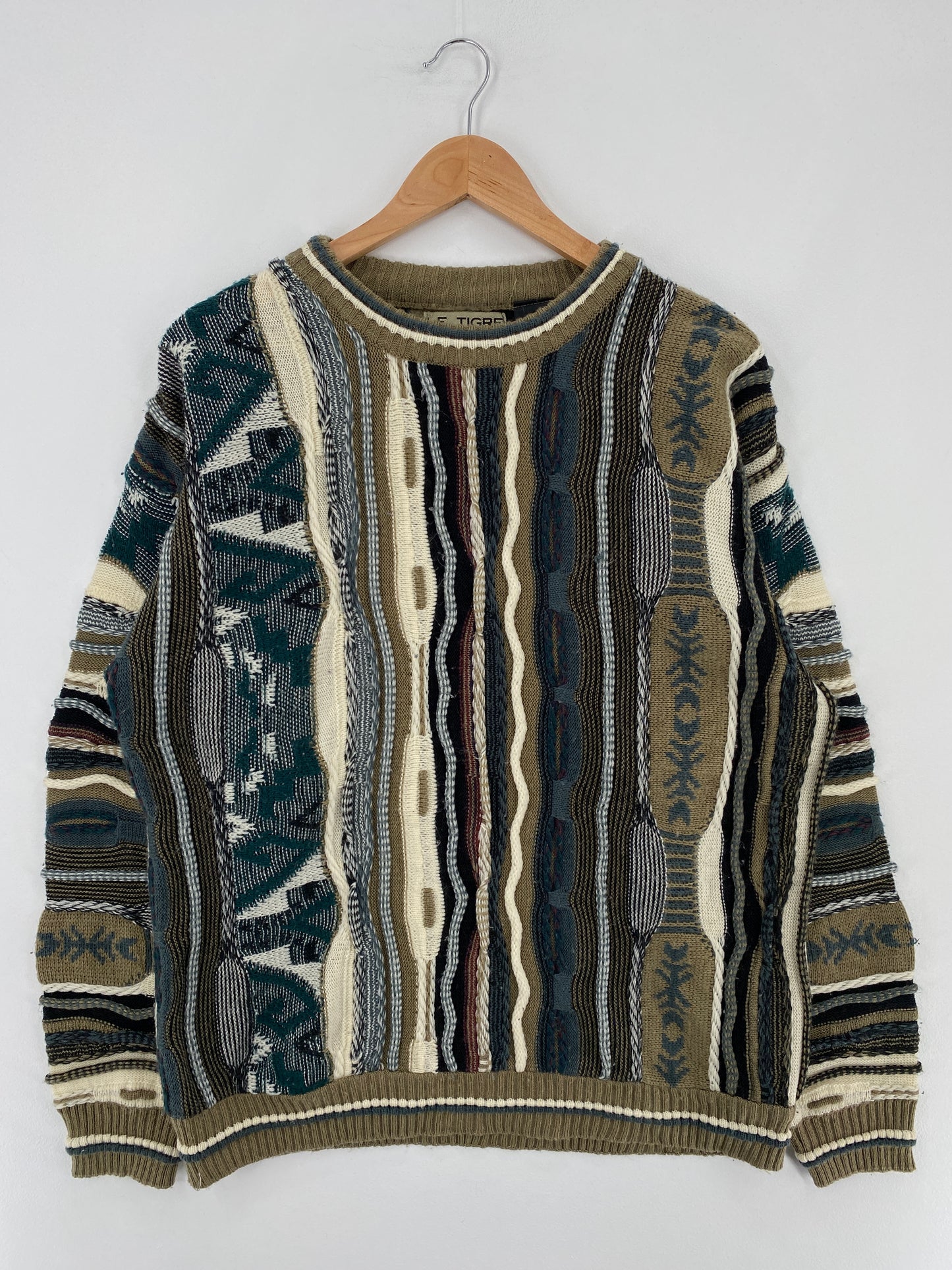 Vintage 3D COOGI-Style Size M Knit Sweater / E1780K