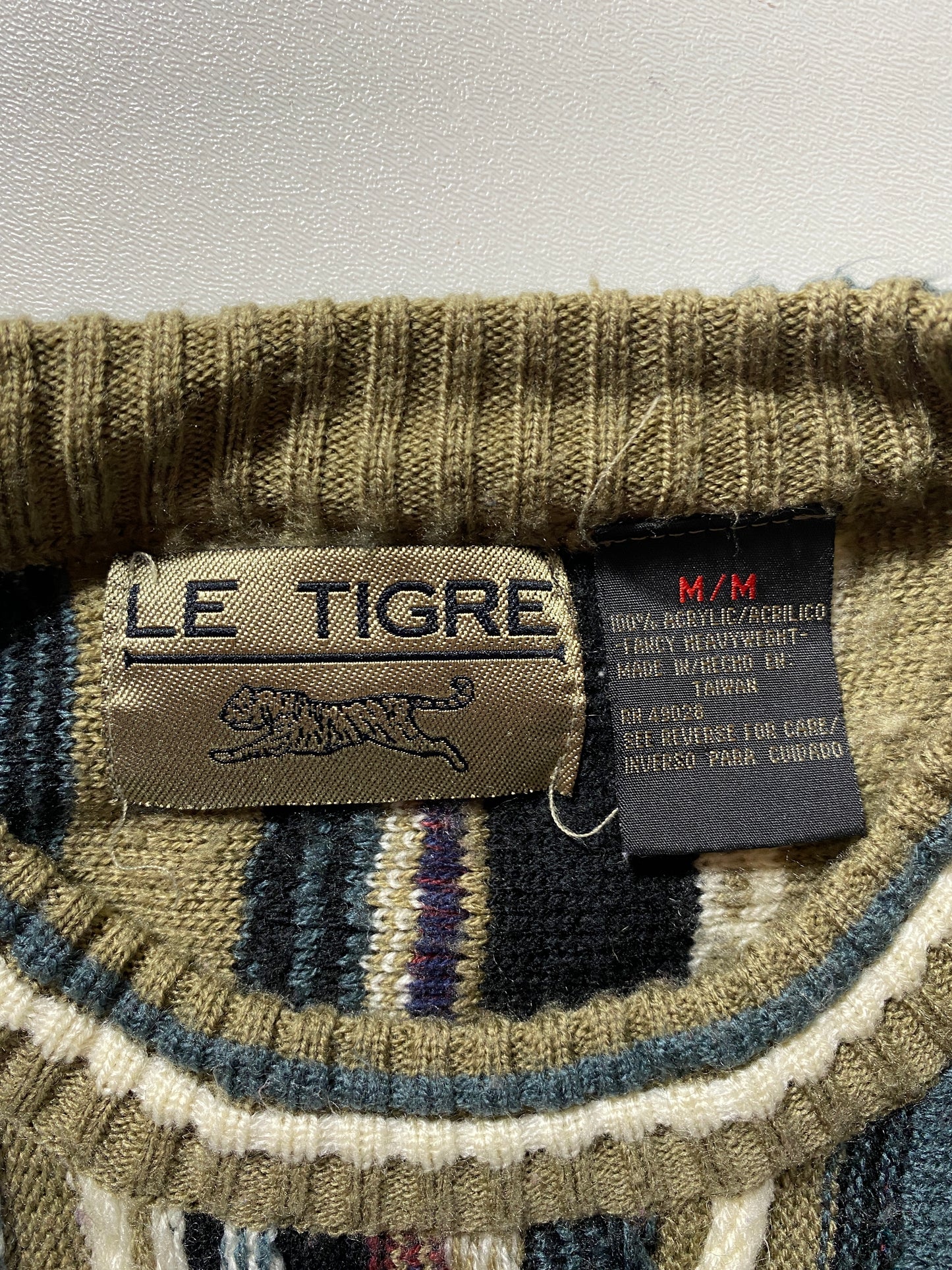 Vintage 3D COOGI-Style Size M Knit Sweater / E1780K
