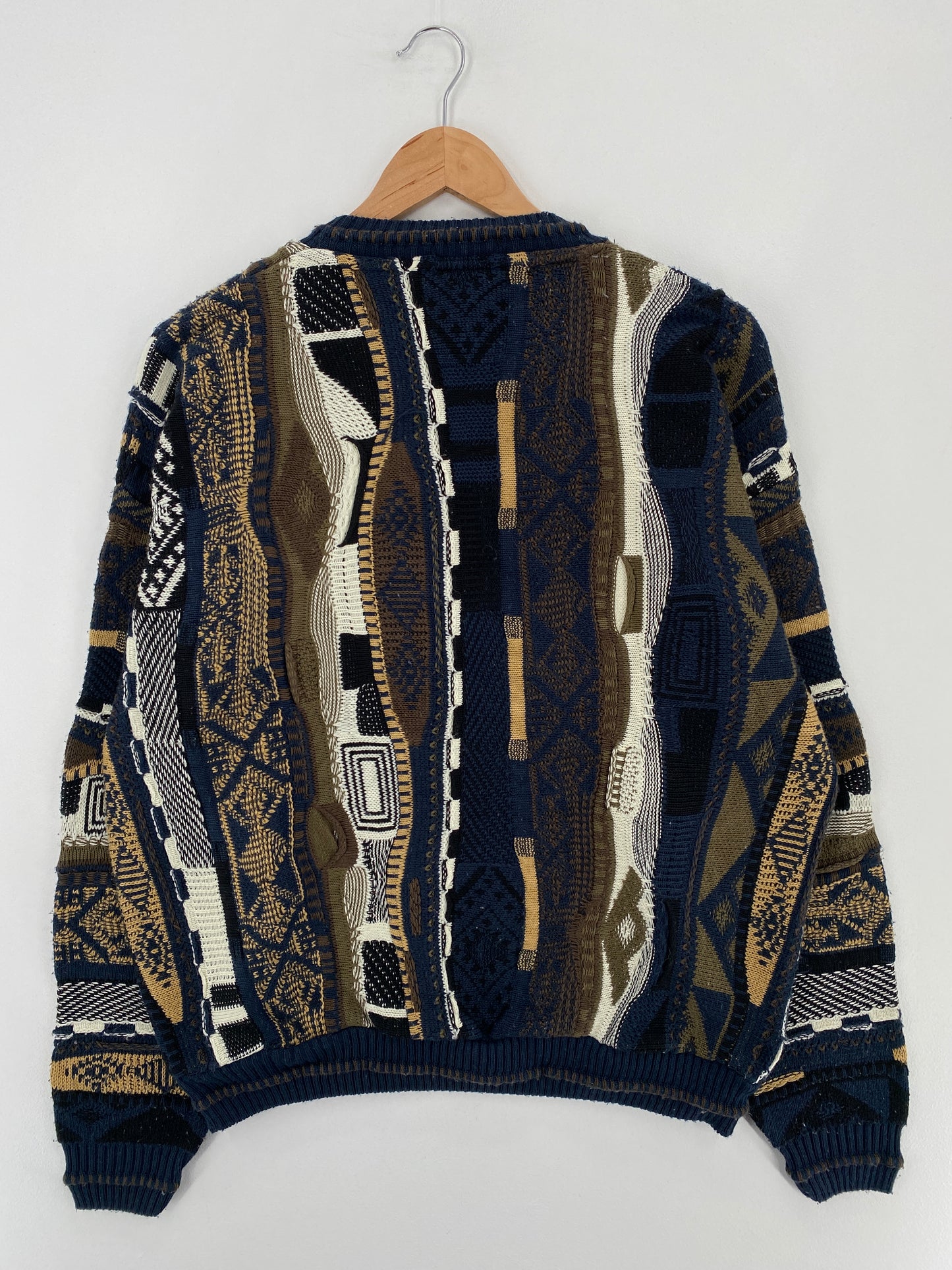 Vintage 3D COOGI-Style Made in USA Size M Knit Sweater / E1782K