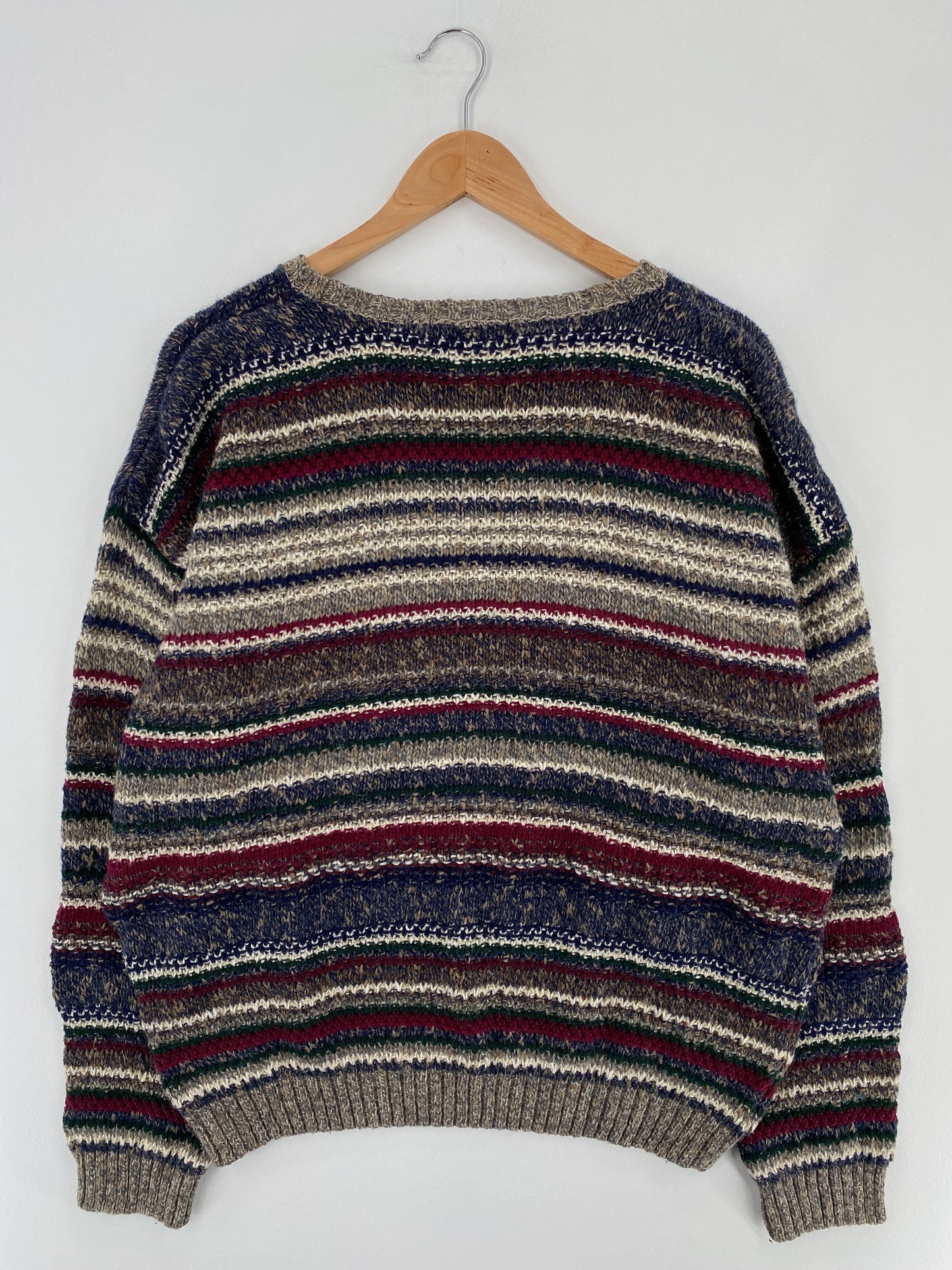 Vintage Eddie Bauer Size L Cotton Knit Sweater / E1783K