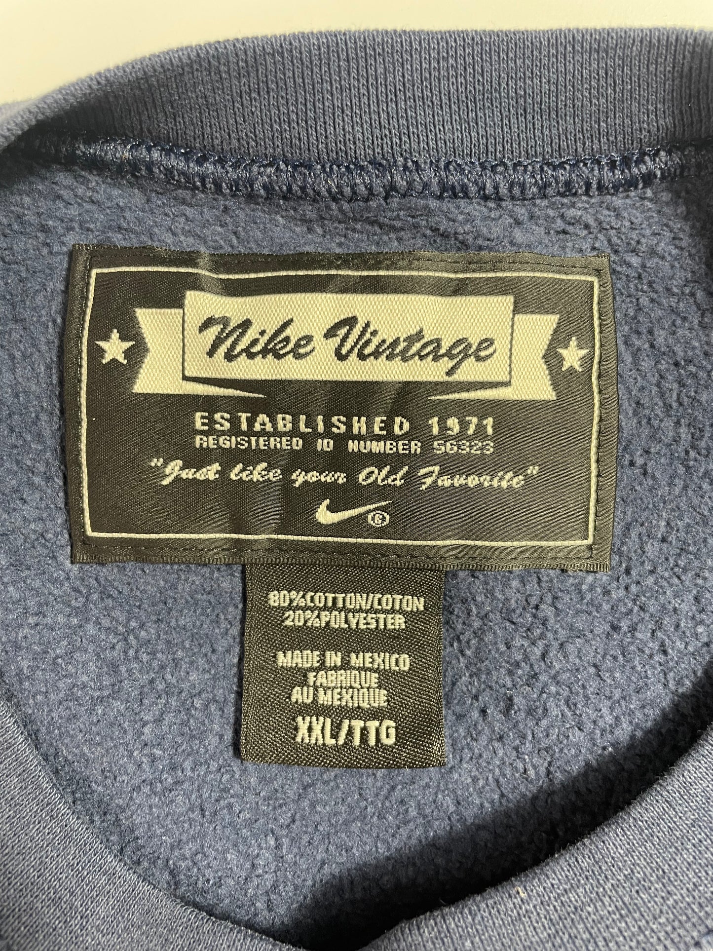 00' NIKE Vintage Size XXL Vintage Sweat-Shirt / E3878S