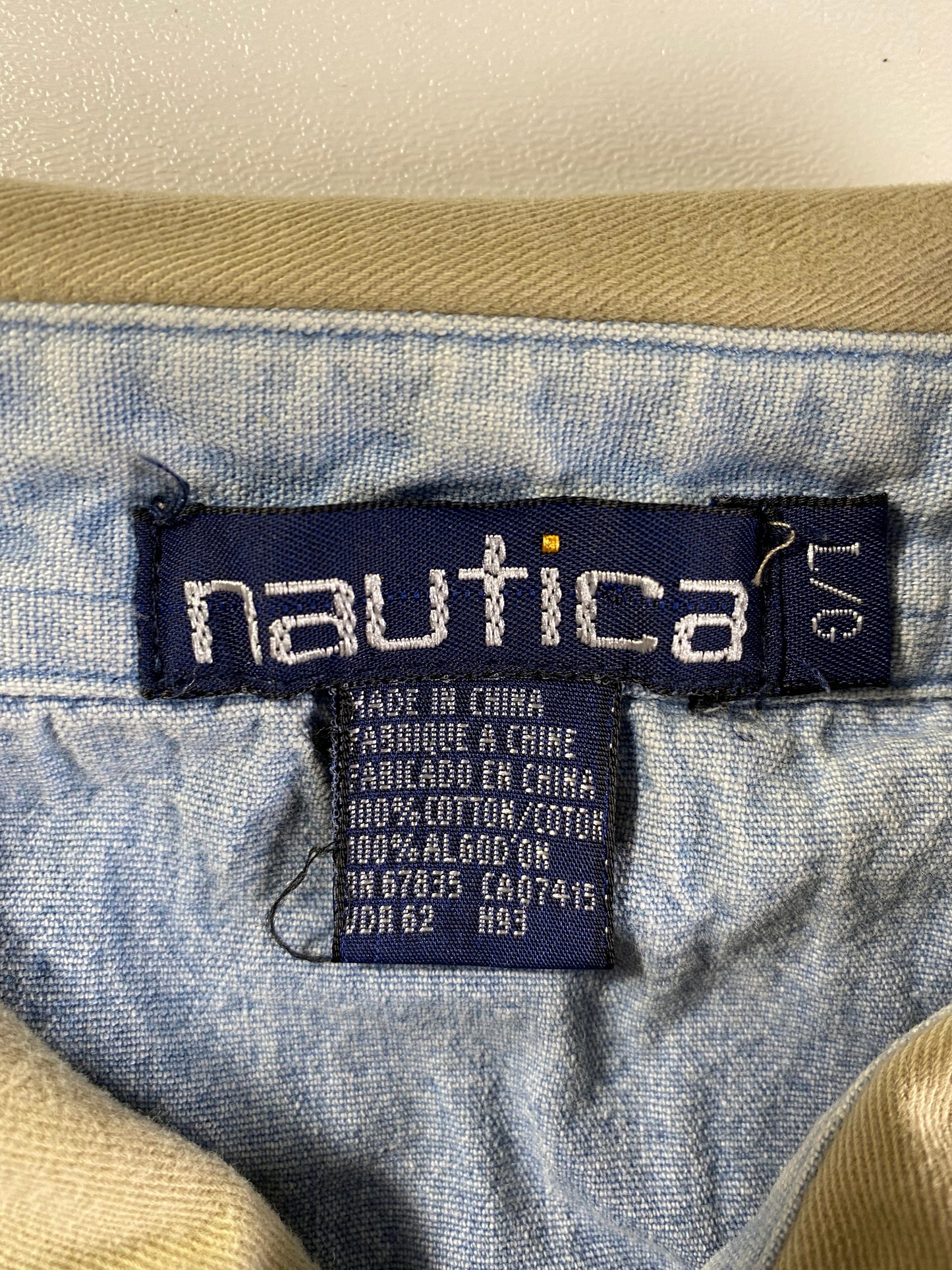 .90's NAUTICA Size L Vintage Rugby shirt / E4387R