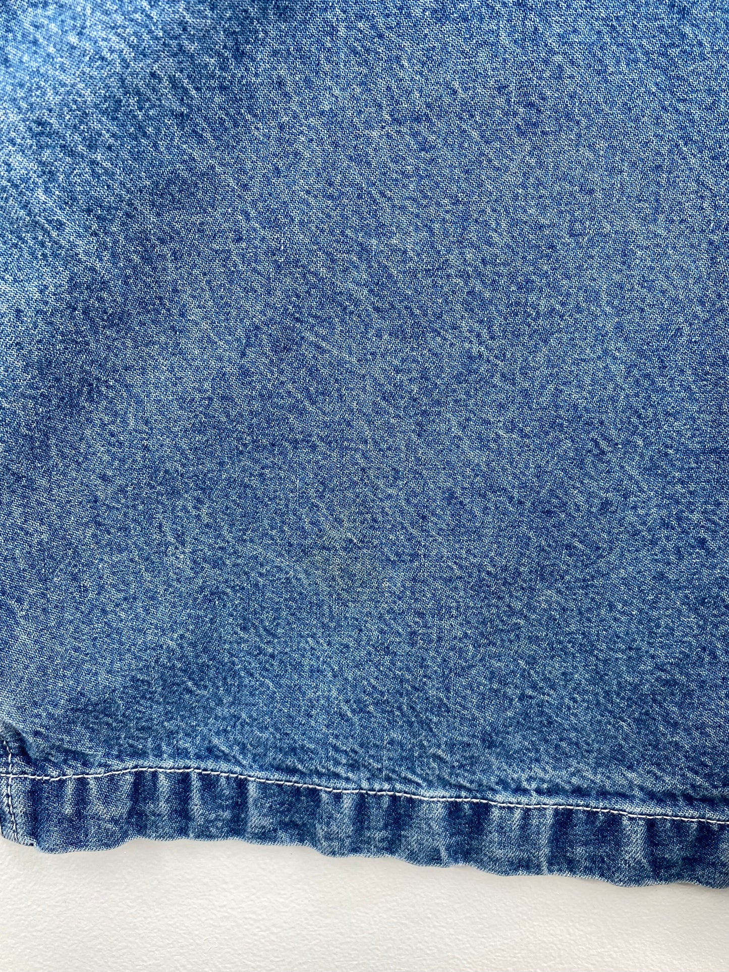 90's DISNEY WINNIE THE POOH Size L Vintage Denim Shorts / A1587