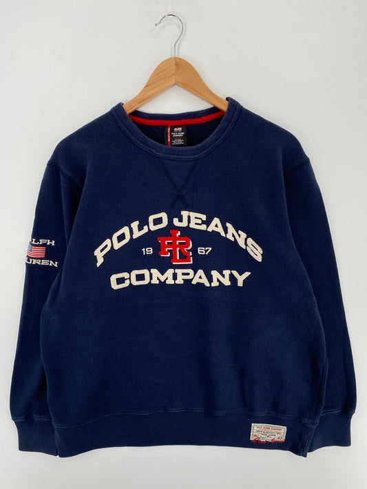 90’s POLO JEANS RALPH LAUREN Size M Vintage Sweat-Shirt / A6044
