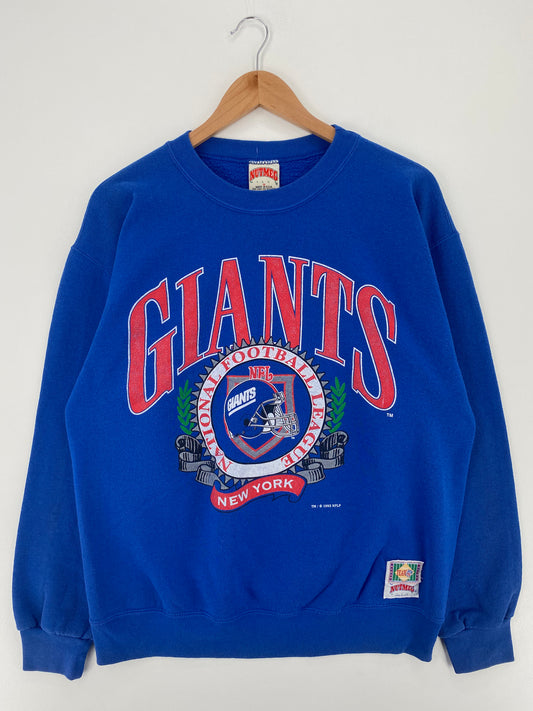 1993 NEW YORK GIANTS Made in USA Size M Vintage NFL Sweat shirt / A1737