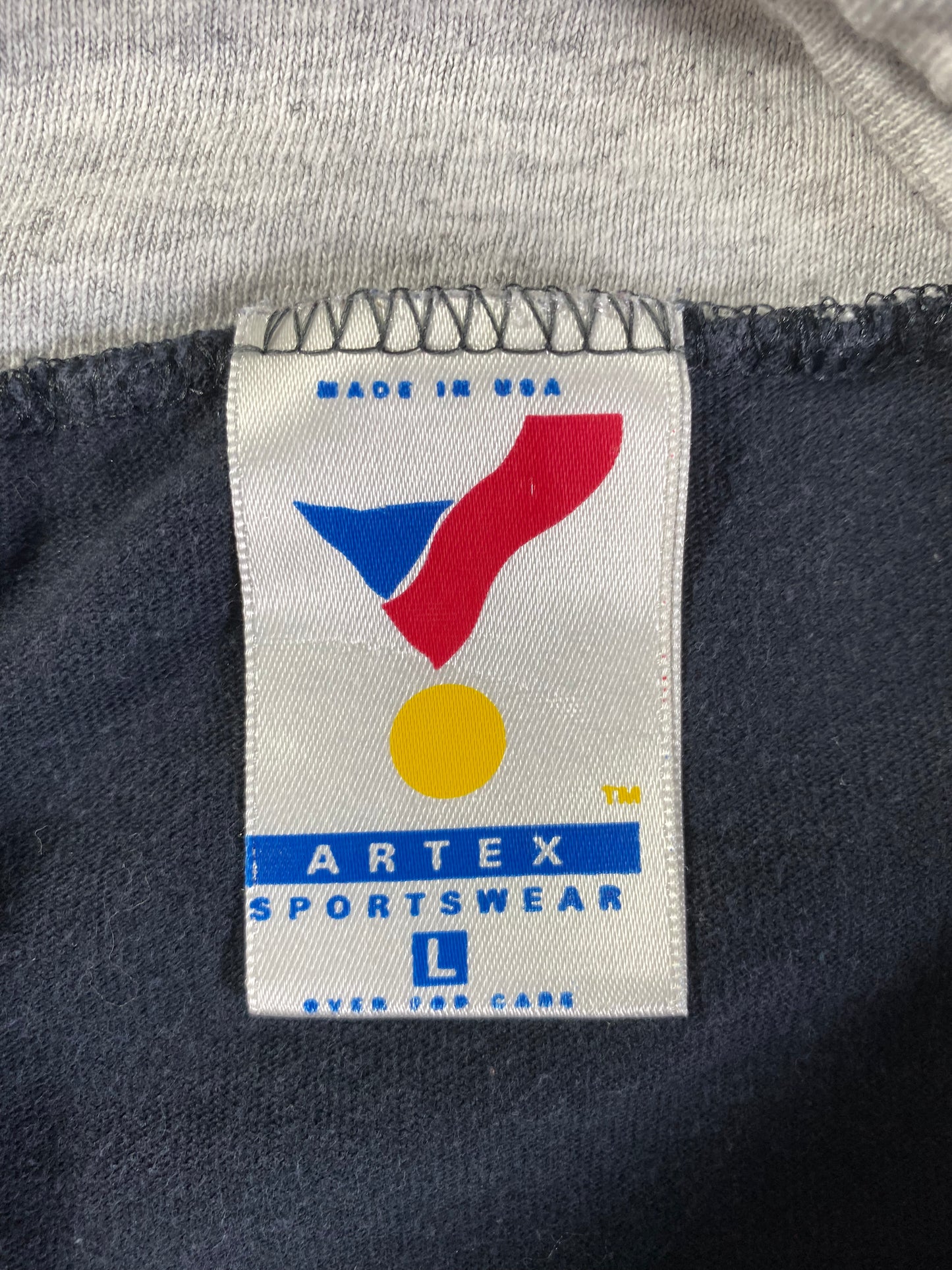 1993 MIAMI DOLPHINS Made in USA Size L Vintage NFL Long Sleeve T-Shirt / A1765