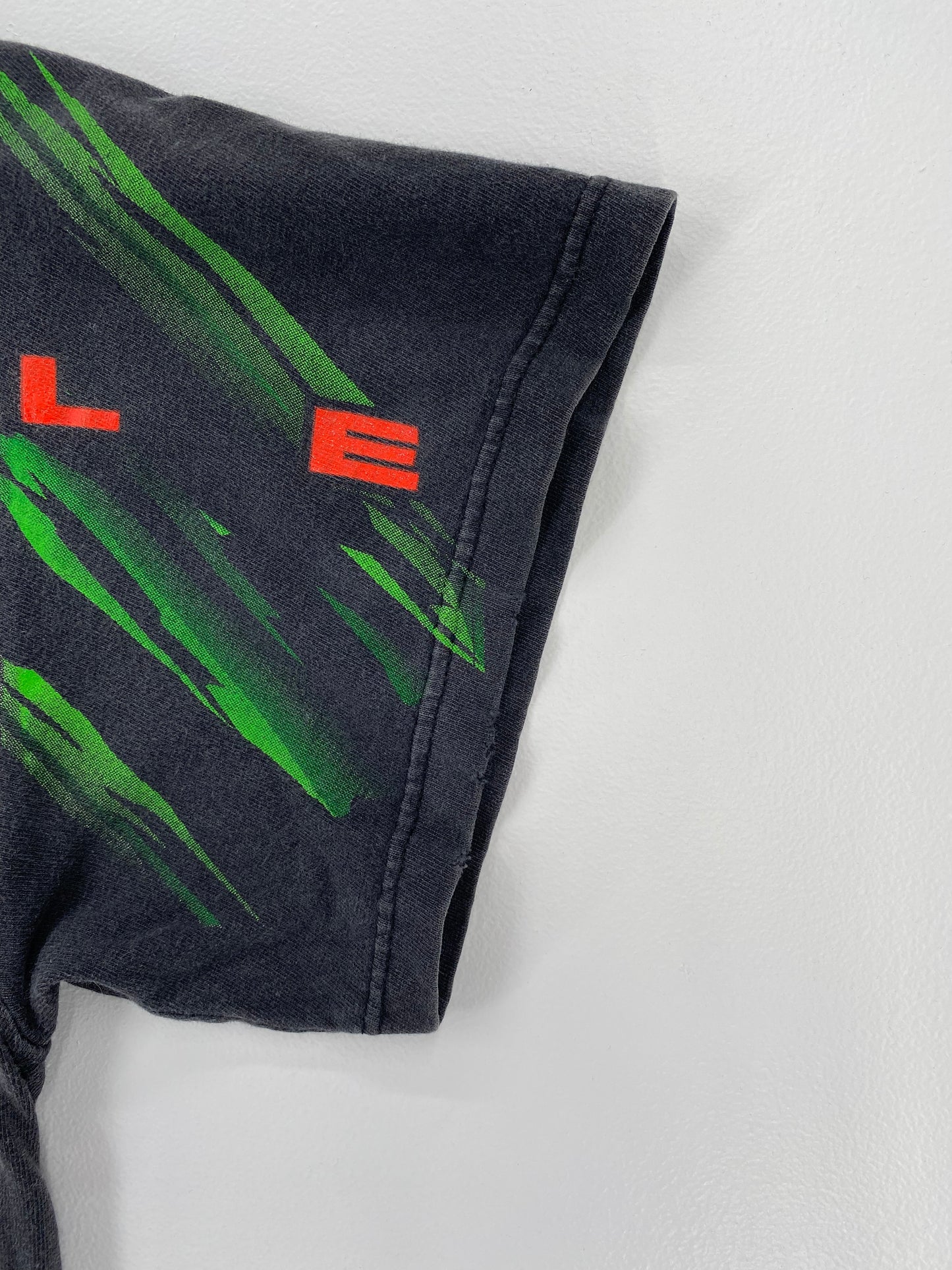 90's CHAD LITTLE x JOHN DEERE Size L Vintage Racing T-Shirt / A1767