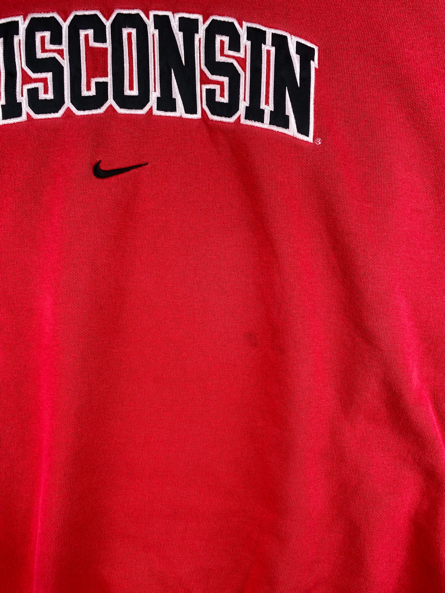 00' NIKE WISCONSIN Size XL Vintage College Sweat-Shirt / A1873
