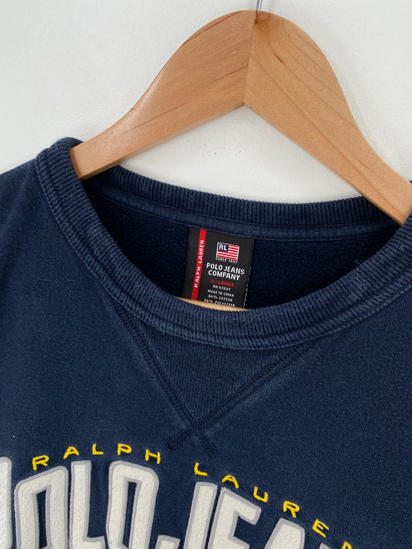 Vintage POLO JEANS RALPH LAUREN Size XL Sweat-Shirt / E2181S