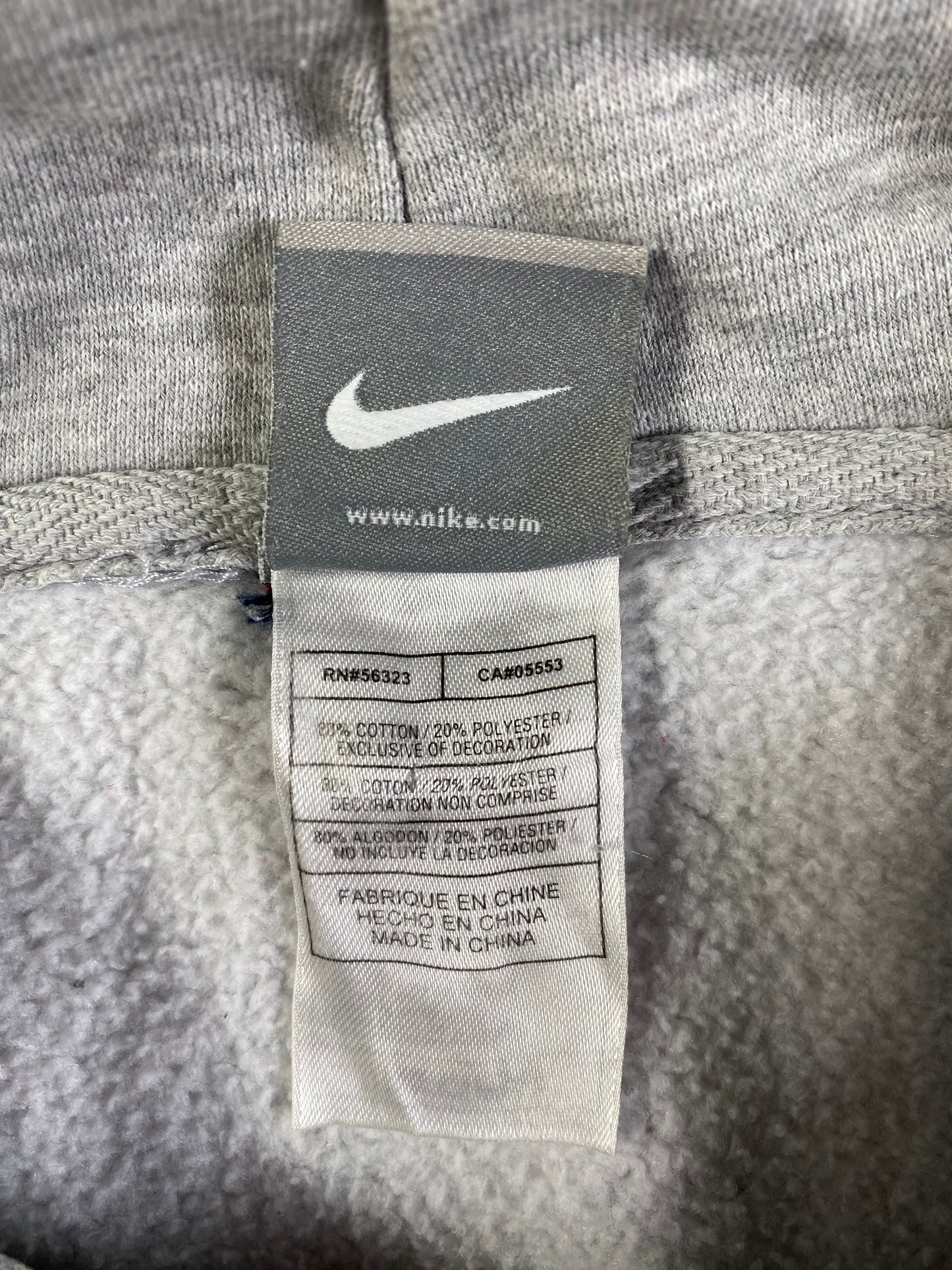 00' NIKE OREGON Size M Vintage College Hoodie Sweat-Shirt / A1916