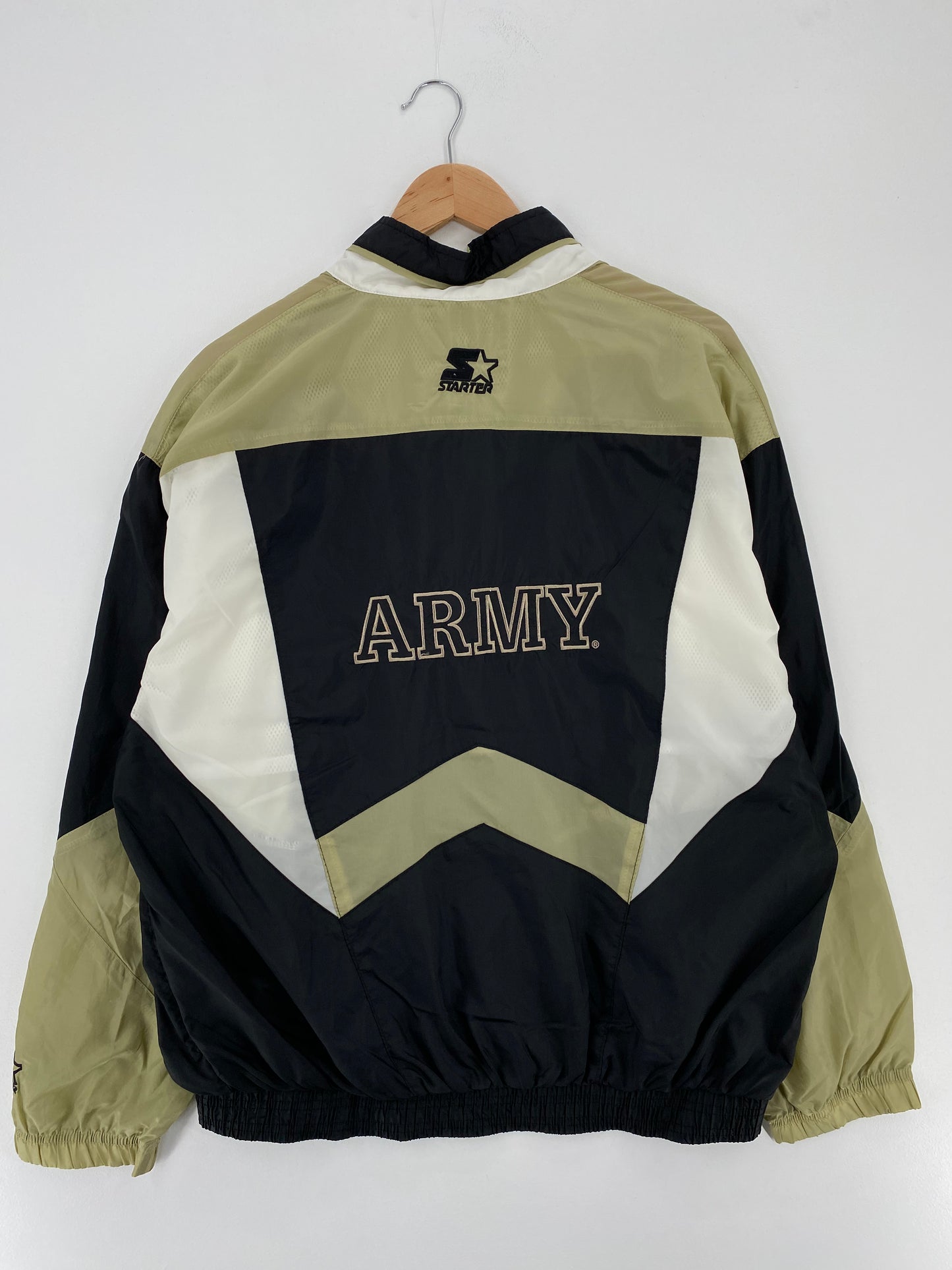90’s STARTER x ARMY Size L College Nylon Jacket / A1940