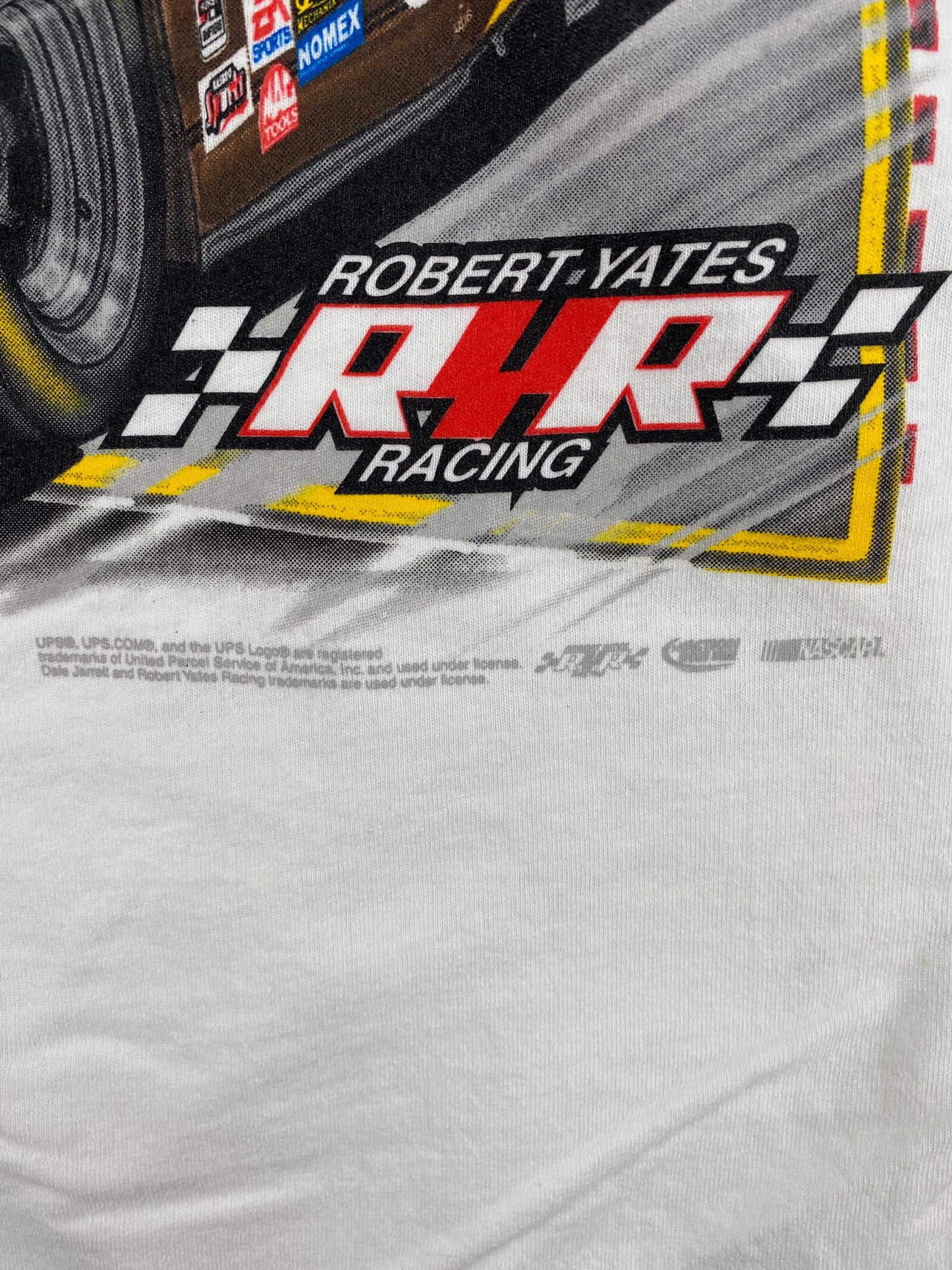 Vintage NASCAR DALE JARRETT Size XL Racing T-Shirt / E4686T