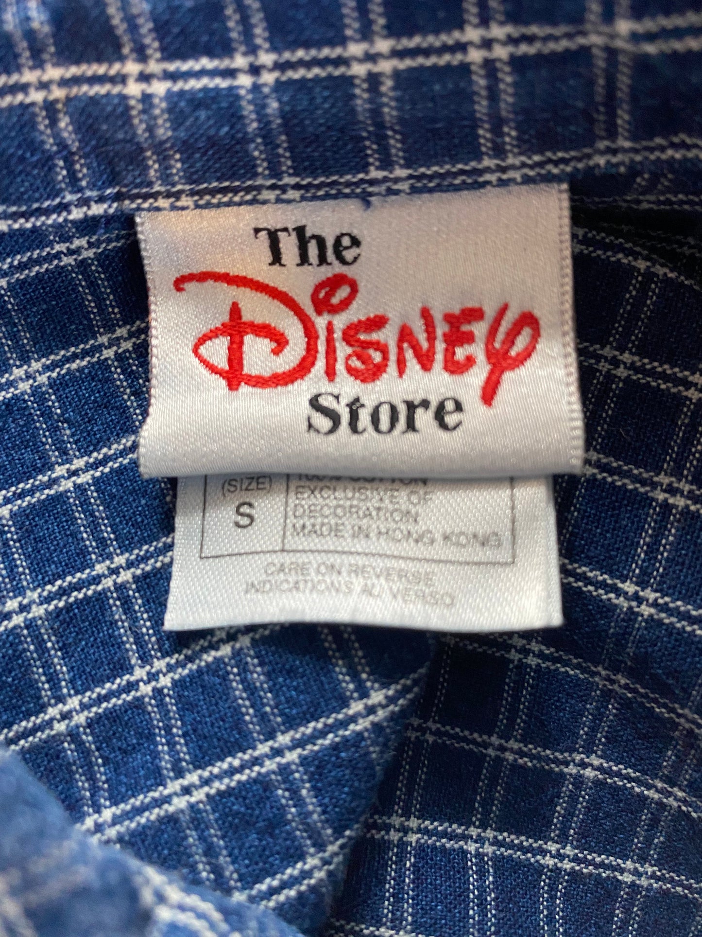 00' DISNEY MICKEY Size S Vintage Button-Down Shirt / E1234
