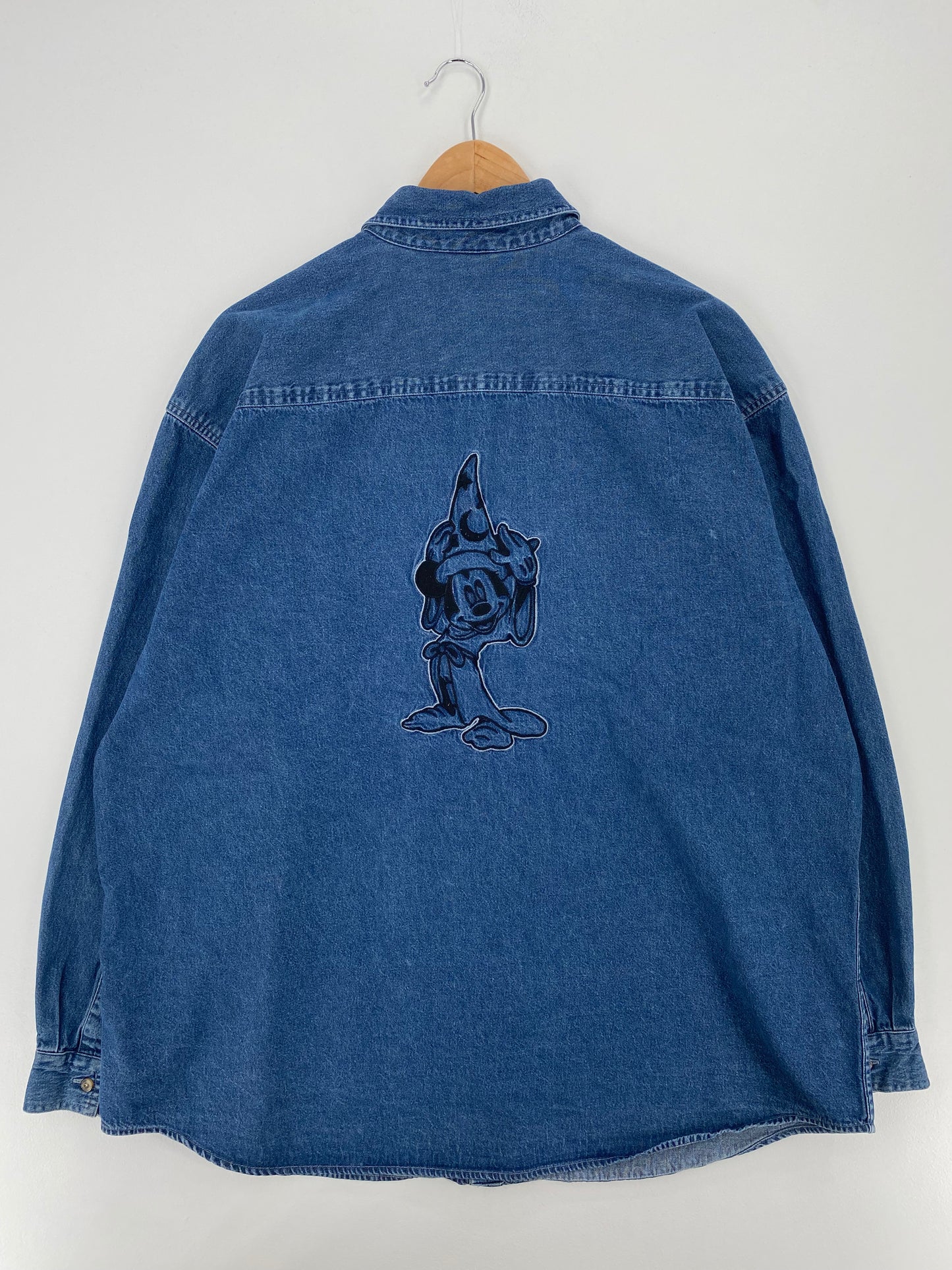 Vintage DISNEY MICKEY Size XL Vintage Button-Down Shirt / A2123