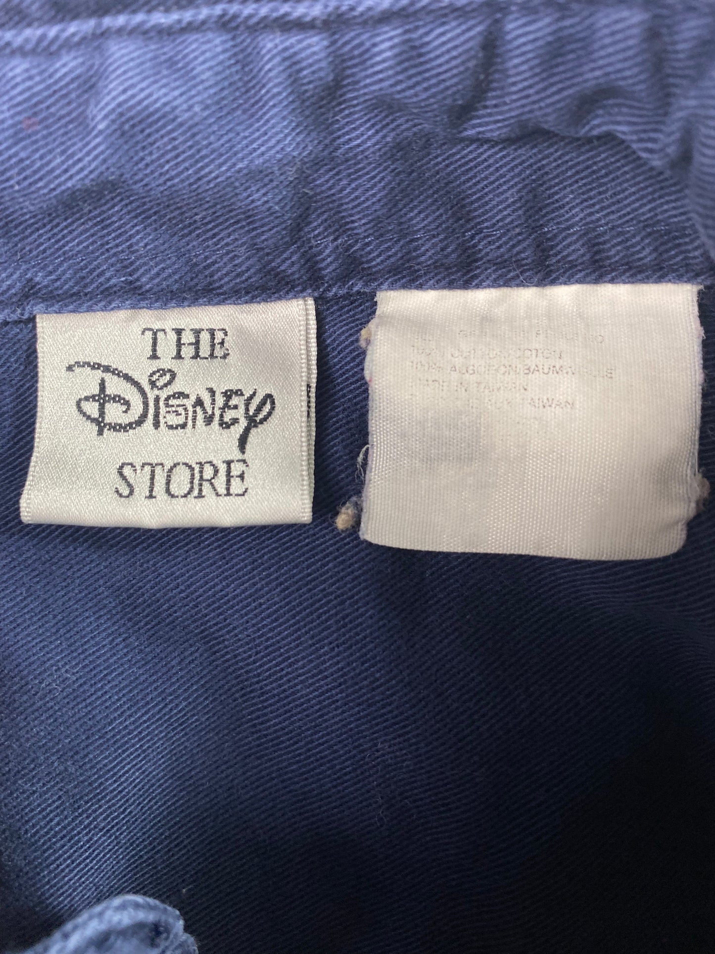 00’ DISNEY WINNIE THE POOH Size No Tag (Approx.M) Vintage Button-Down Shirt / E3600B