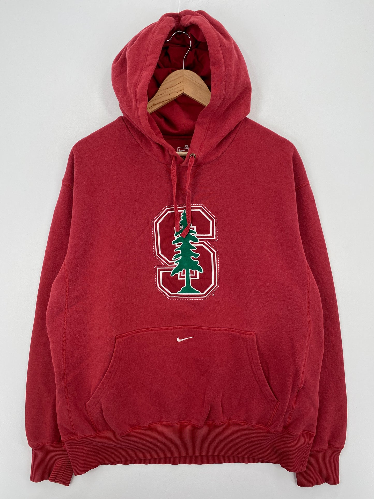 00’ NIKE STANFORD Size XL Vintage College Hoodie Sweat-Shirt / A6660