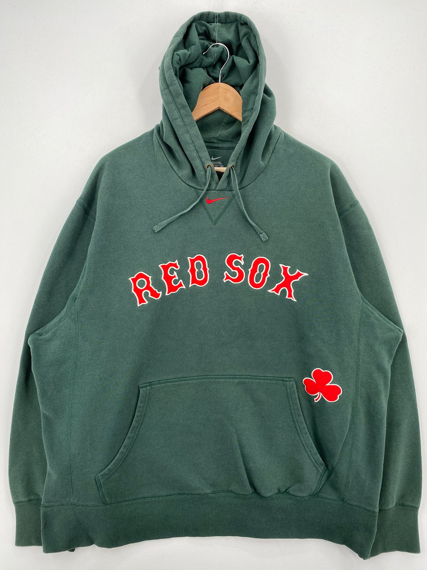 00’ NIKE BOSTON RED SOX Size XXL Vintage MLB Hoodie Sweat-Shirt / A6656