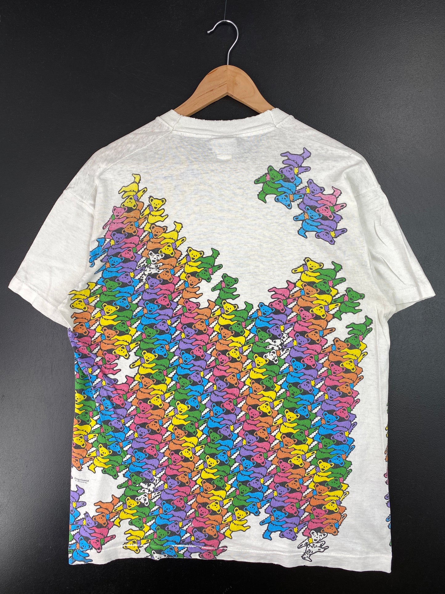 1993 LIQUID BLUE x GRATEFUL DEAD Made in USA Size L Vintage Music T-shirt / A6676