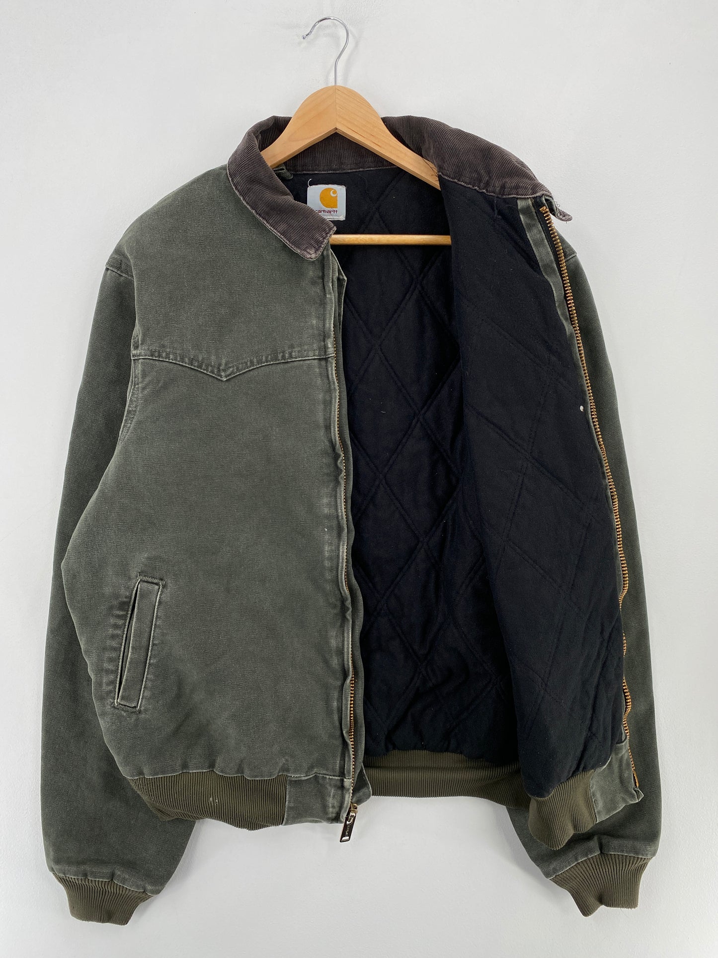 Vintage CARHARTT Size No Tag (approx.L) Duck Jacket / E4033J