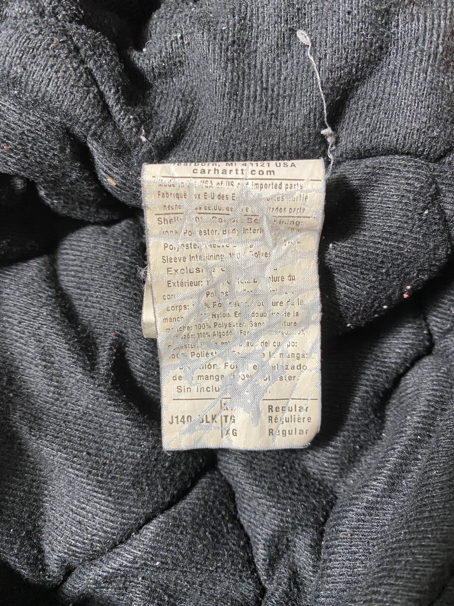 .Vintage CARHARTT Made in USA Size XL Duck Jacket / E4034J