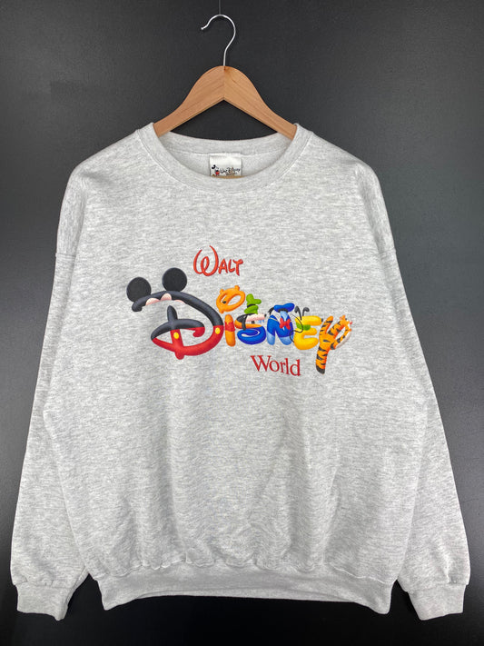 00' WALT DISNEY WORLD Made in USA Size XXL Vintage Sweat-Shirt  / A2234