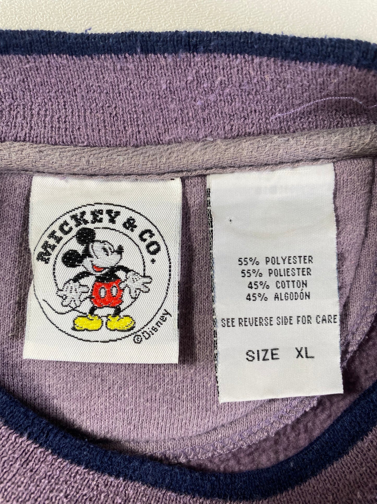 90's DISNEY MICKEY Size XL Vintage Sweat-Shirt / A2239
