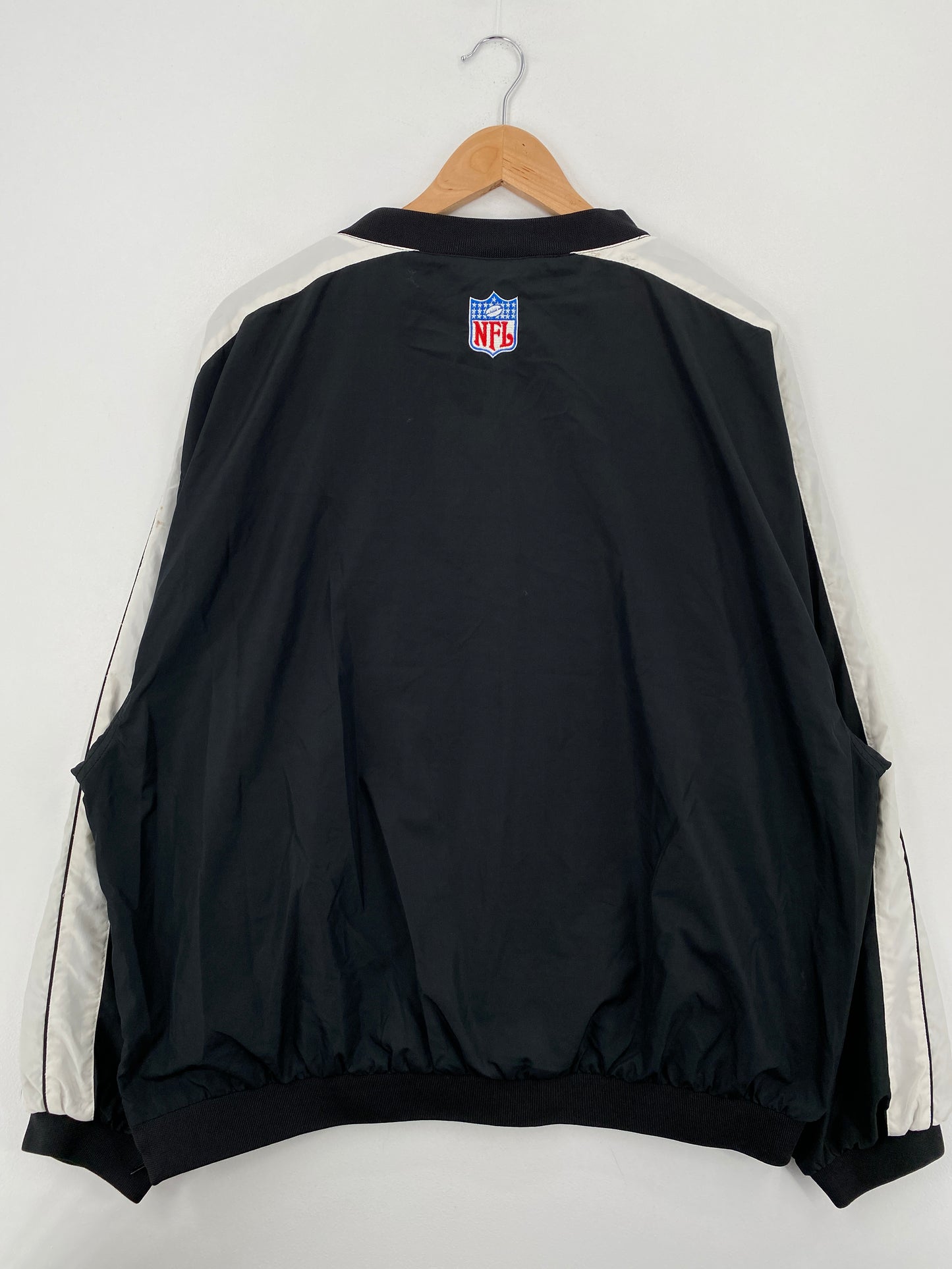 00' REEBOK OAKLAND RAIDERS Size XL Vintage NFL Warm-Up Jersey / A6773