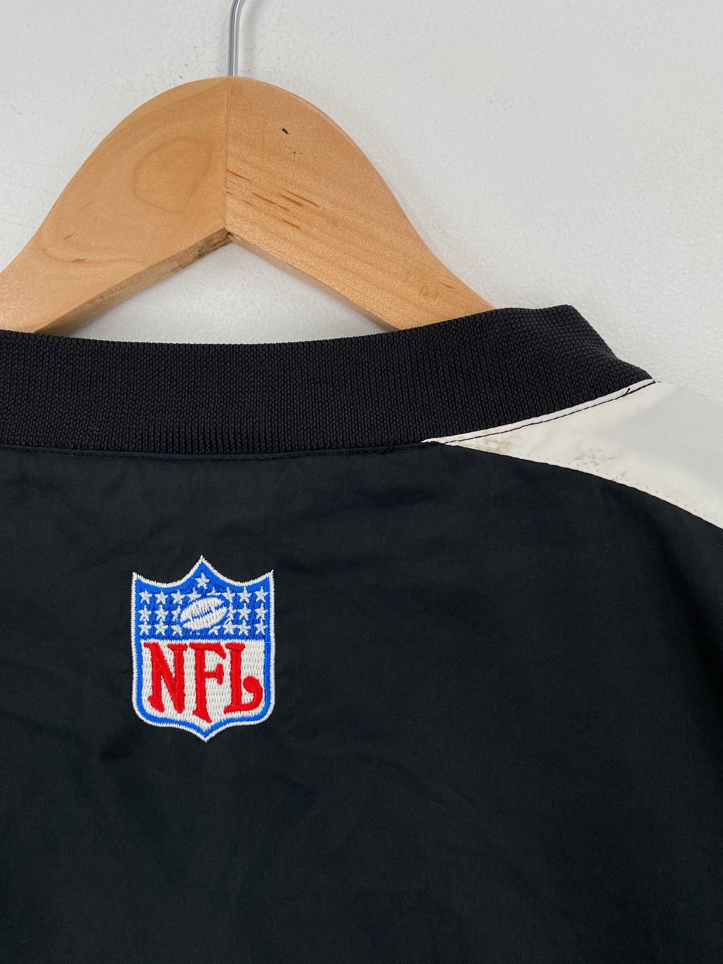 00' REEBOK OAKLAND RAIDERS Size XL Vintage NFL Warm-Up Jersey / A6773