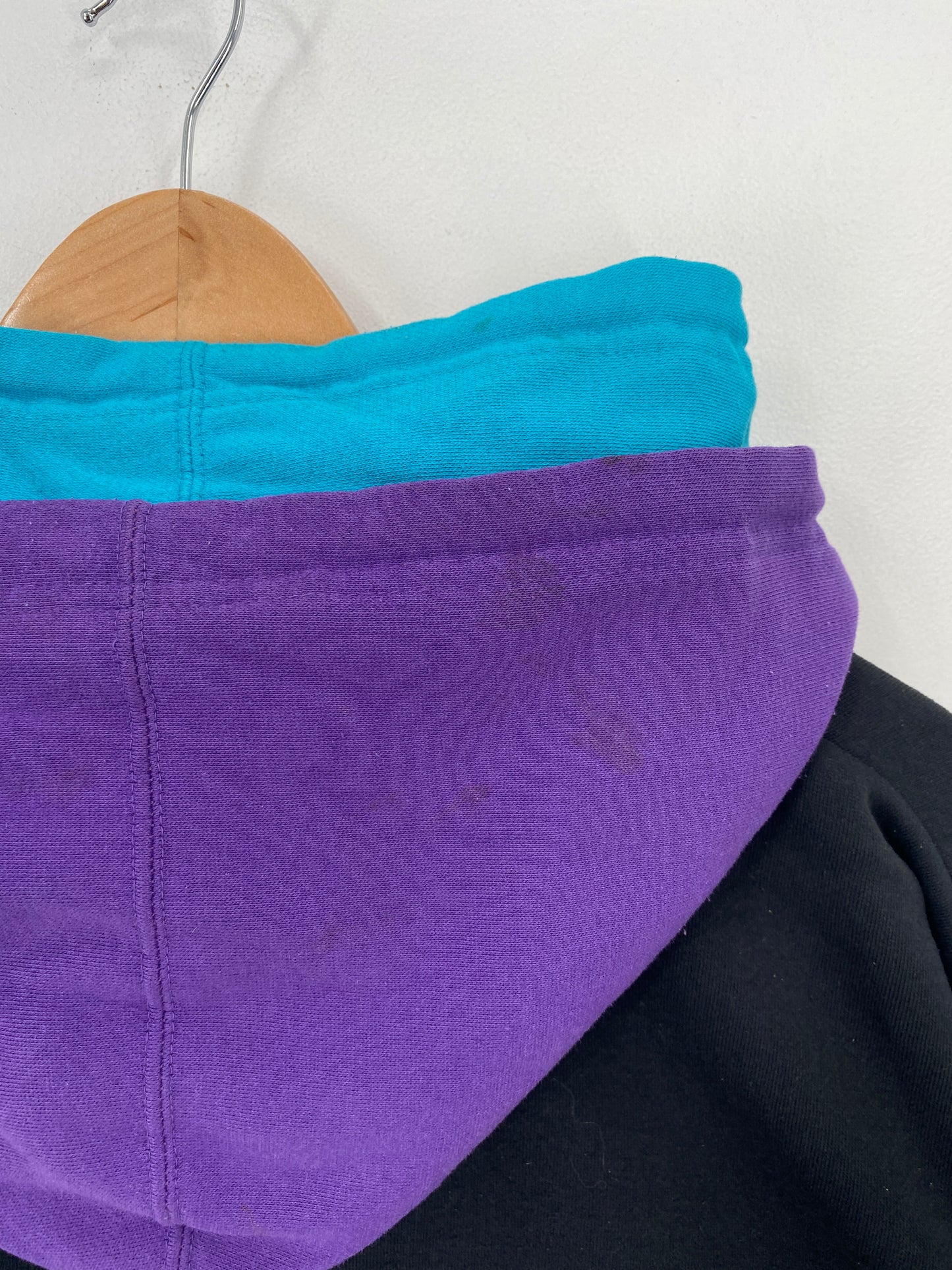 90’s STARTER x CHARLOTTE HORNETS Size L Vintage NBA Double Hoodie Sweat-shirt / A6936