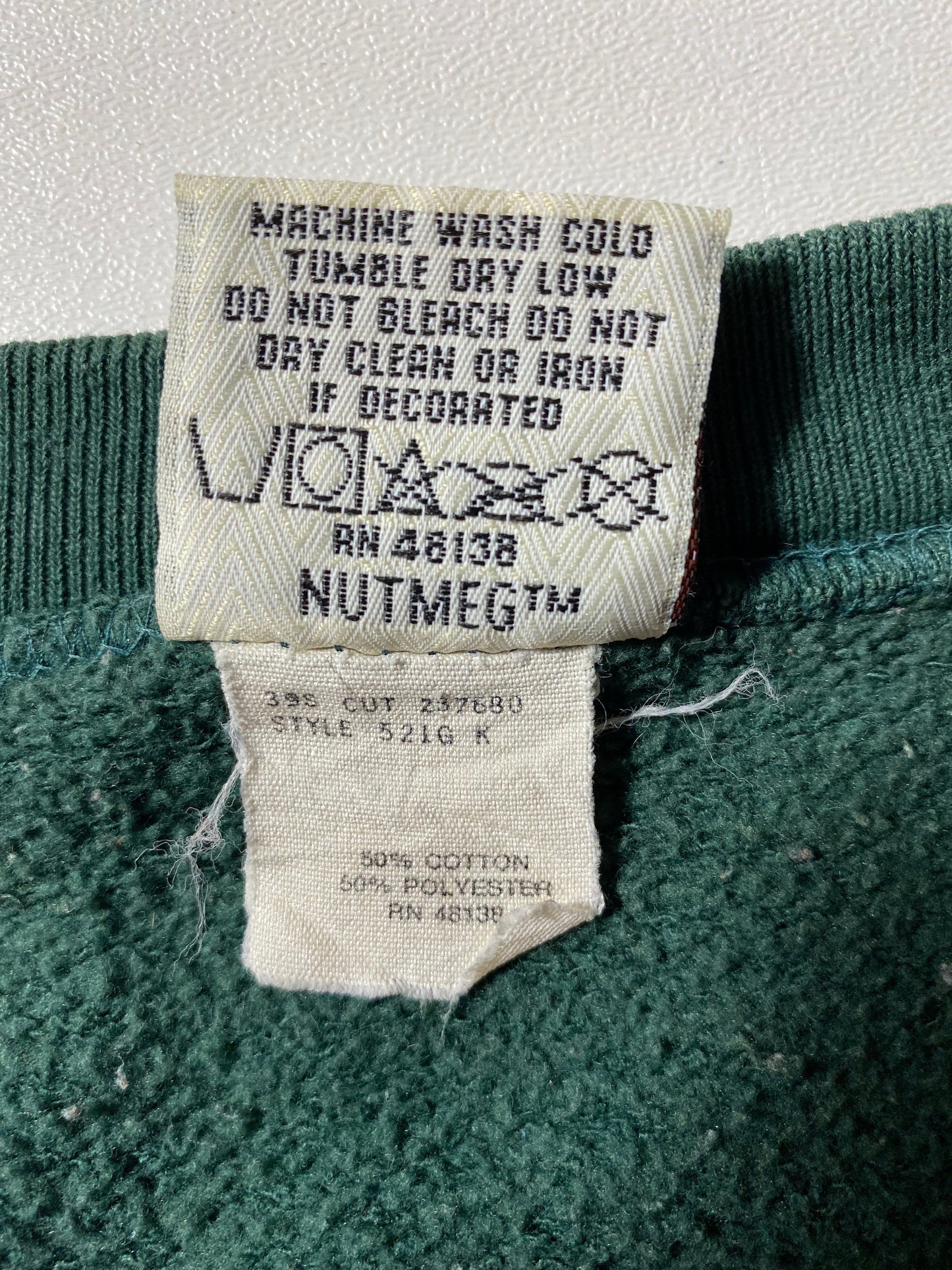 1993 GREEN BAY PACKERS Made in USA Size XL Vintage NFL Sweat-shirt / E5678S